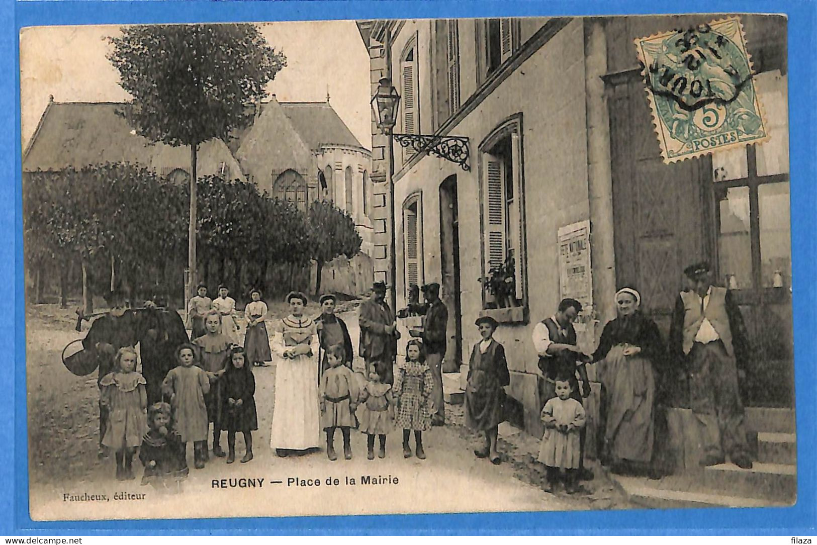 37 - Indre Et Loire - Reugny - Place De La Mairie (N15348) - Reugny