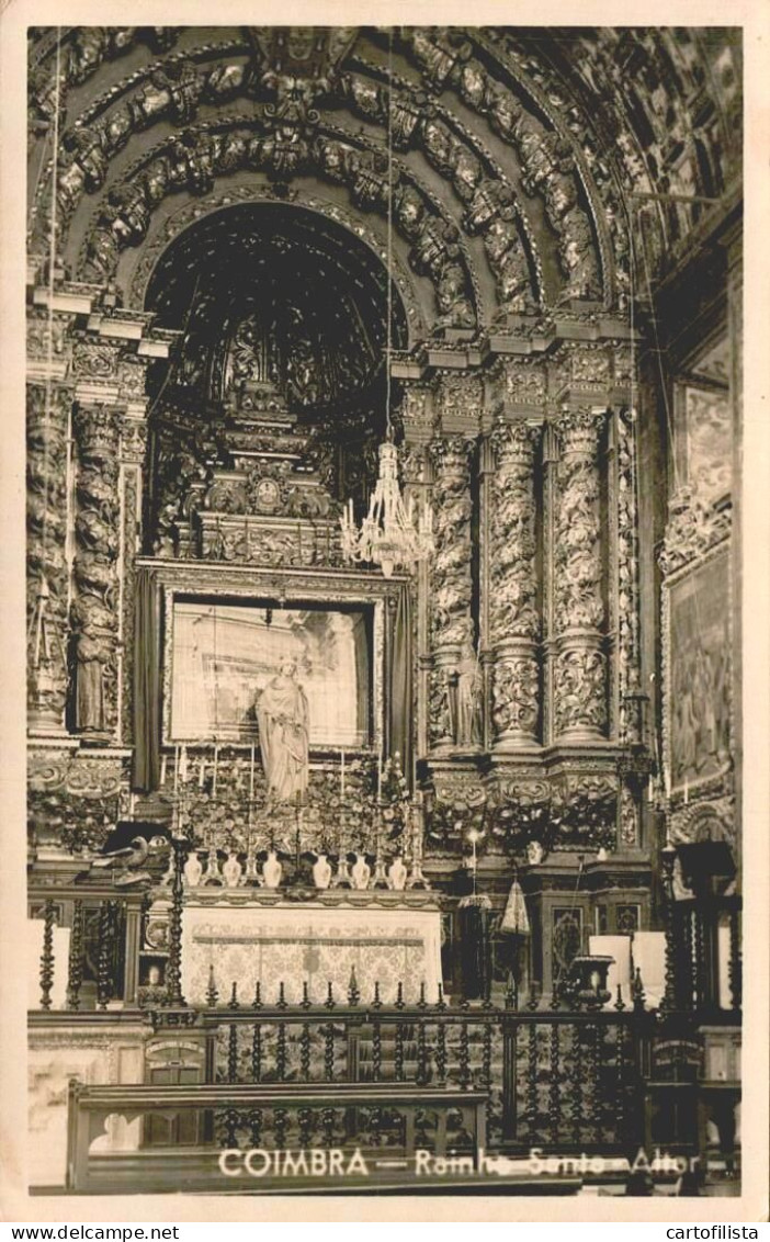 COIMBRA - Altar Da Rainha Santa  (2 Scans) - Coimbra