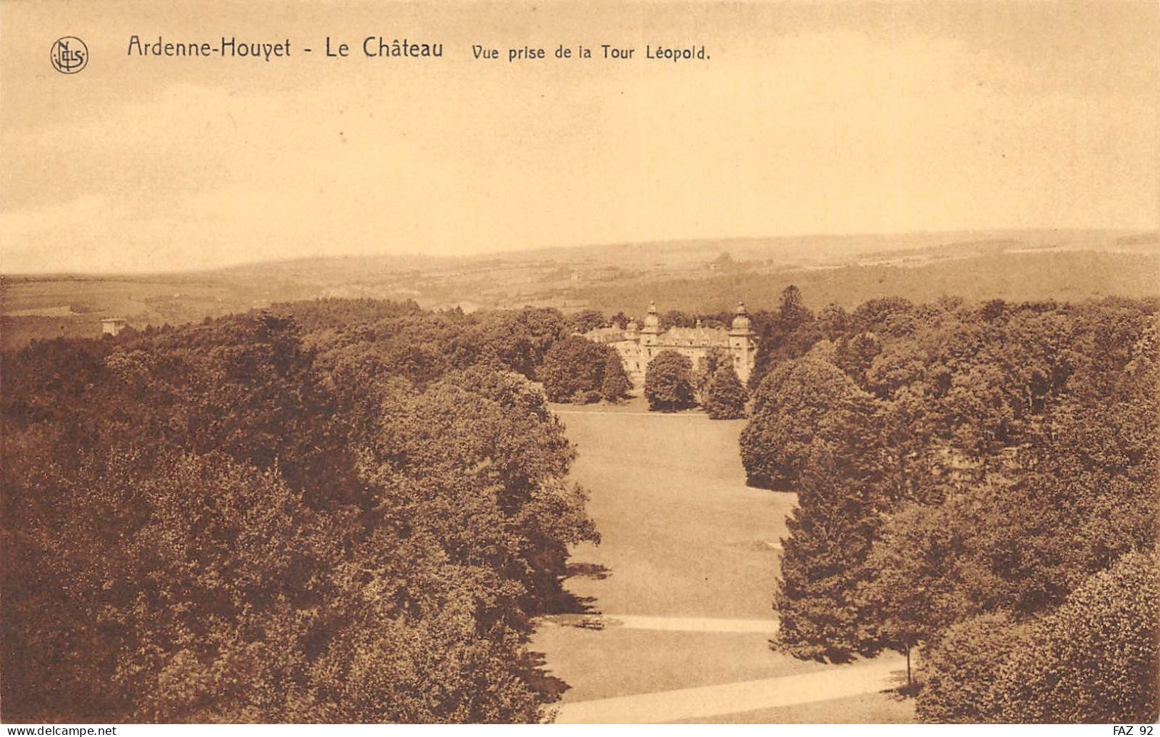 Ardenne-Houyet - Le Château - Vue Prise De La Tour Léopold - Houyet
