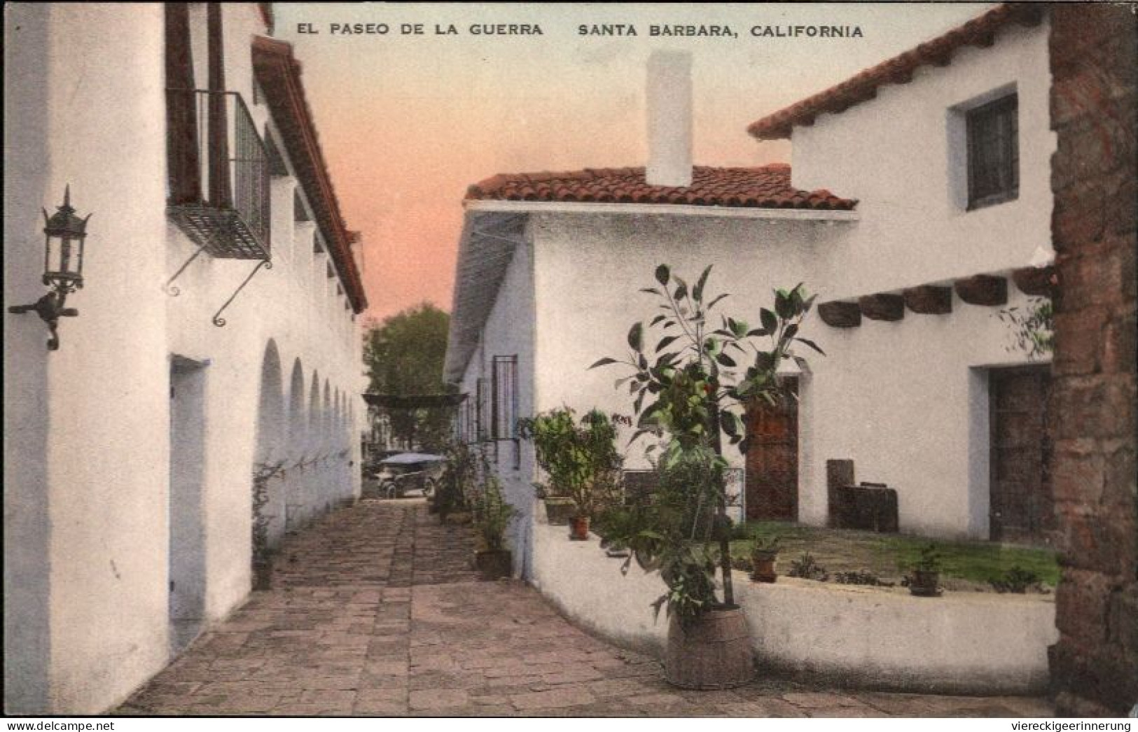 ! Old Picture Postcard Santa Barbara, California, USA , El Paseo De La Guerra - Santa Barbara