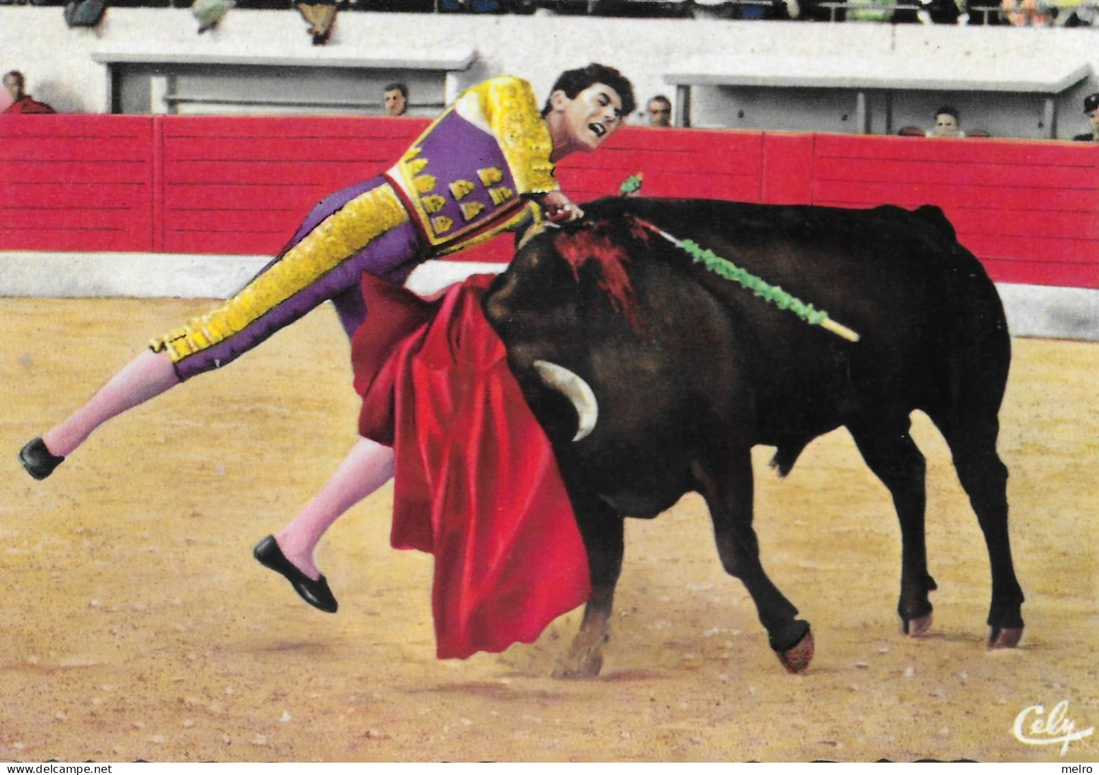 CPSM - CORRIDA DE TOROS - VOLAPIE - Torero Jaime Ostos - Taureaux