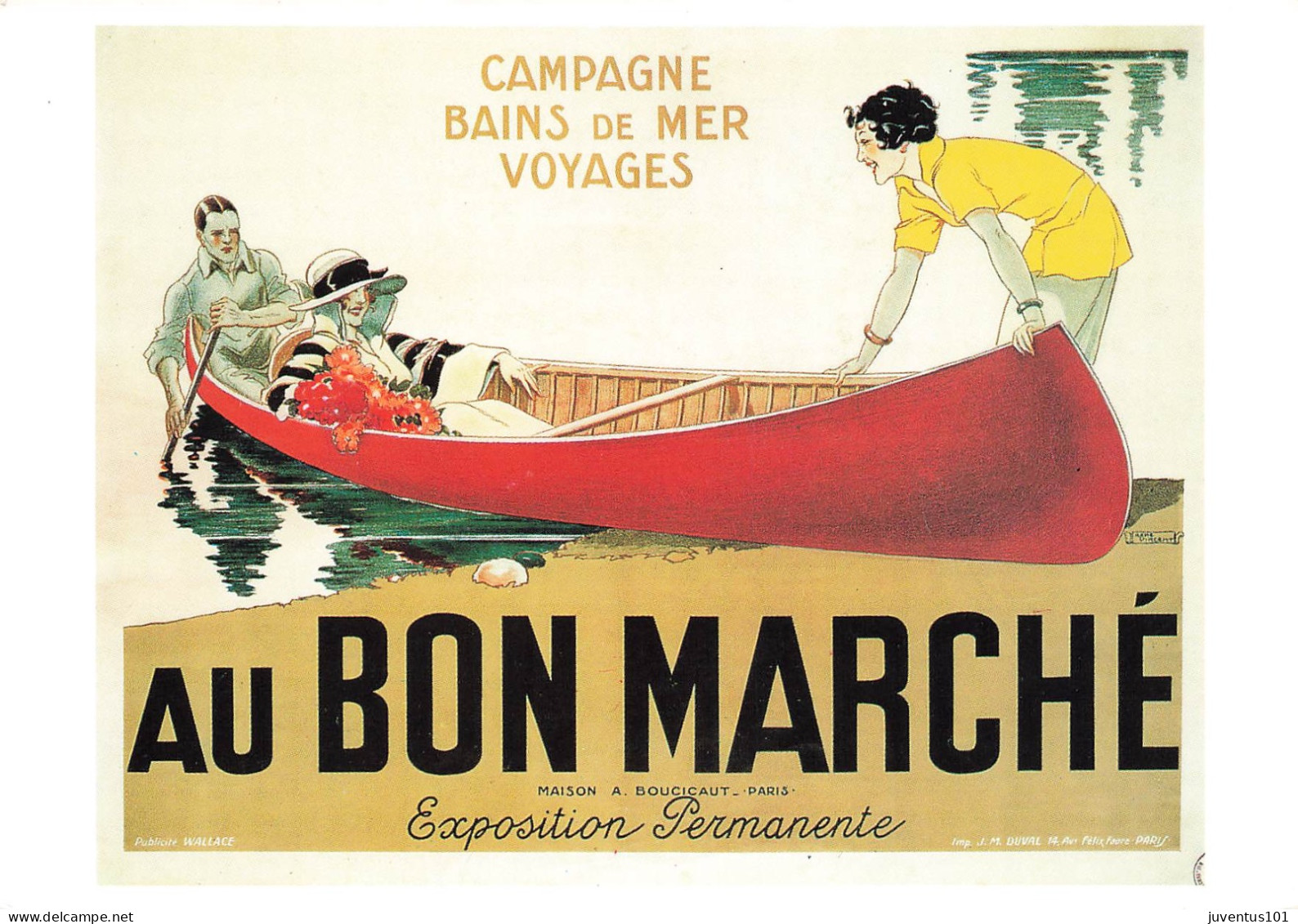 CPSM Publicité-Au Bon Marché-René Vincent    L2797 - Reclame