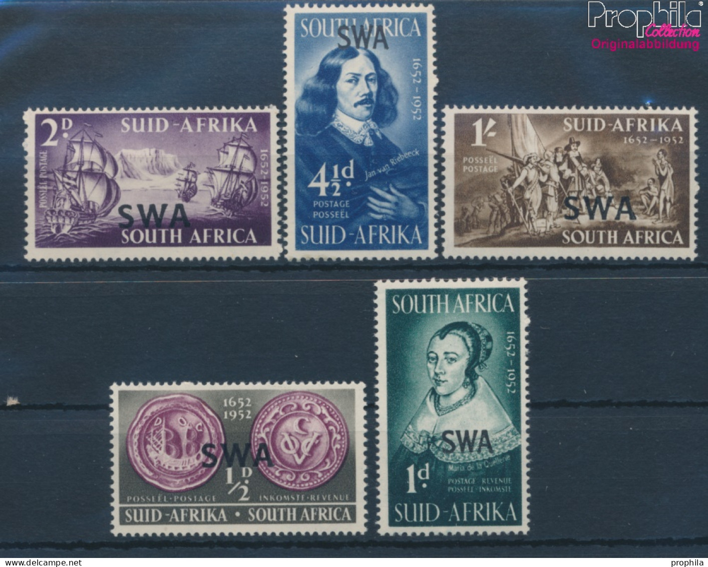 Namibia - Südwestafrika 269-273 (kompl.Ausg.) Postfrisch 1952 Jan A. Riebeeck (10363541 - Namibie (1990- ...)