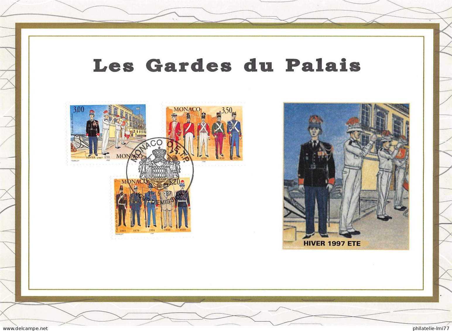 Feuillet CEF N° 83/428 - Les Gardes Du Palais - Autres & Non Classés