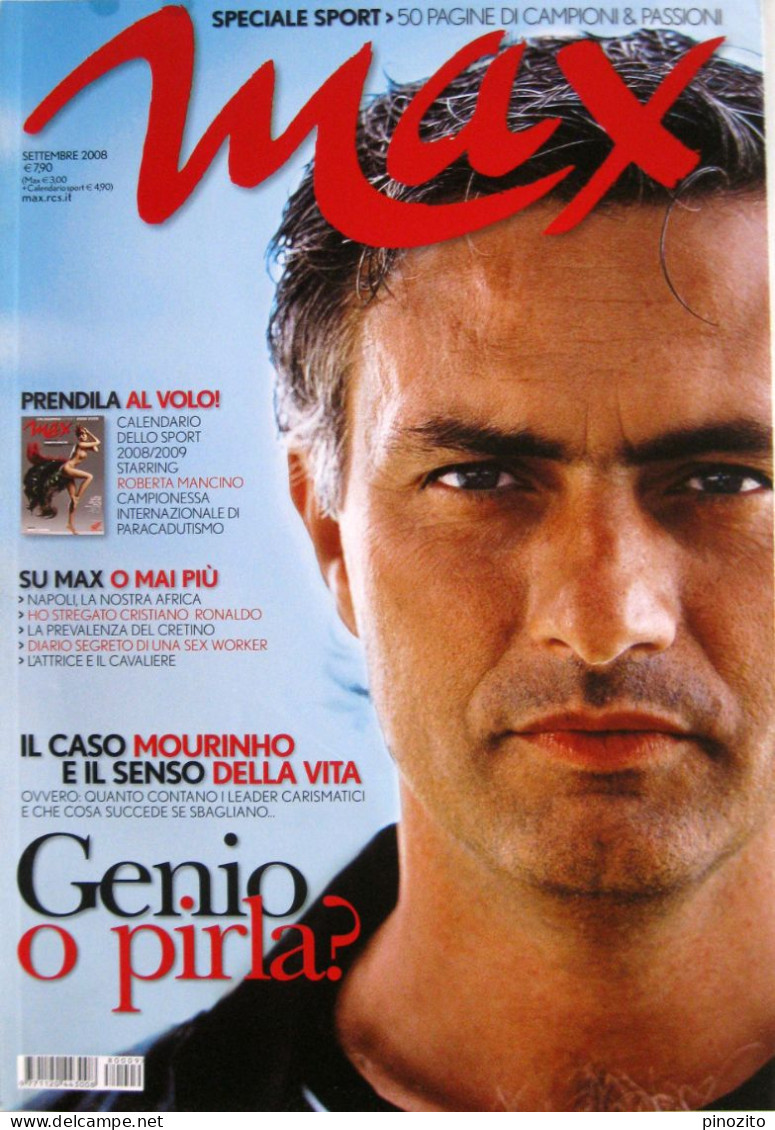 MAX 9 2008 José Mourinho Roberta Mancino Elena Russo Letizia Filippi Alex Pettyfer Charlize Theron Mark Ronson Coldplay - Other & Unclassified