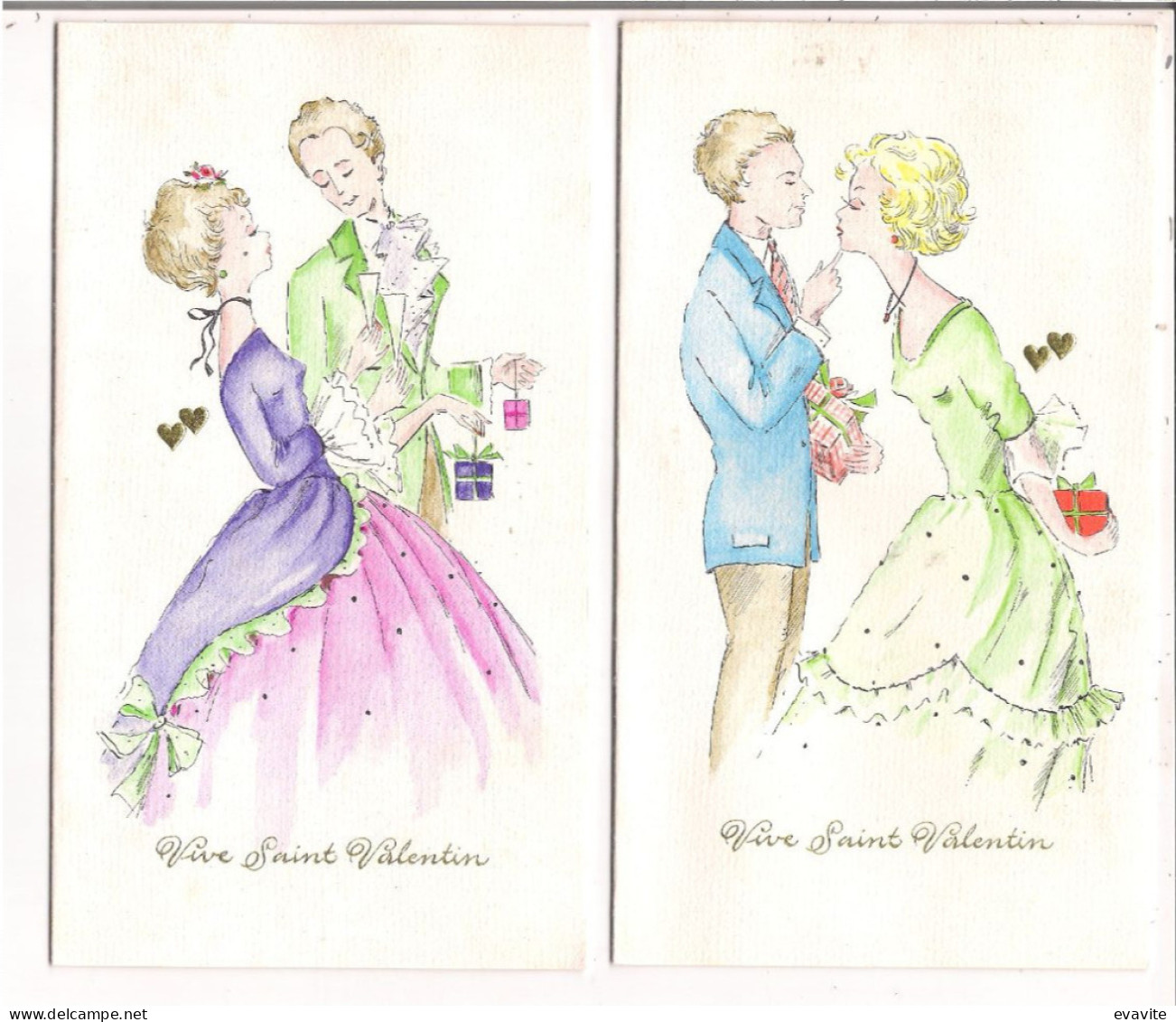 Lot De 3 CP Double  Germany -    VIVE LA SAINT-VALENTIN - Dia De Los Amorados