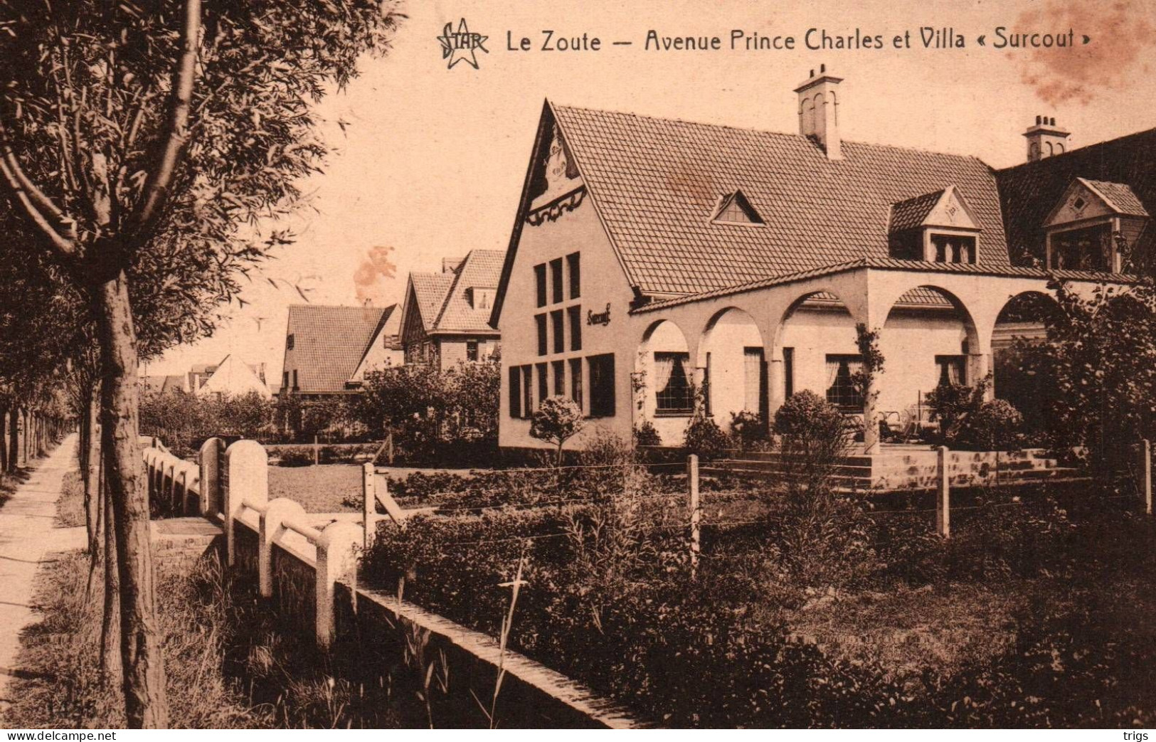 Le Zoute - Avenue Prince Charles Et Villa "Surcout" - Knokke