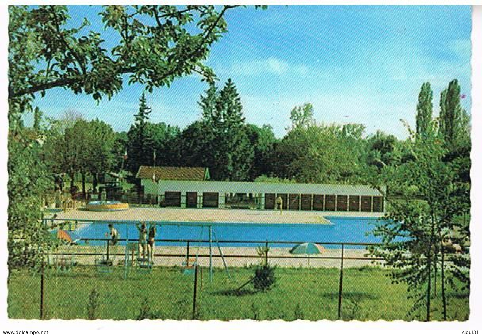 24     AUBIN  D EYMET PISCINE DU CABANON  1972 - Eymet