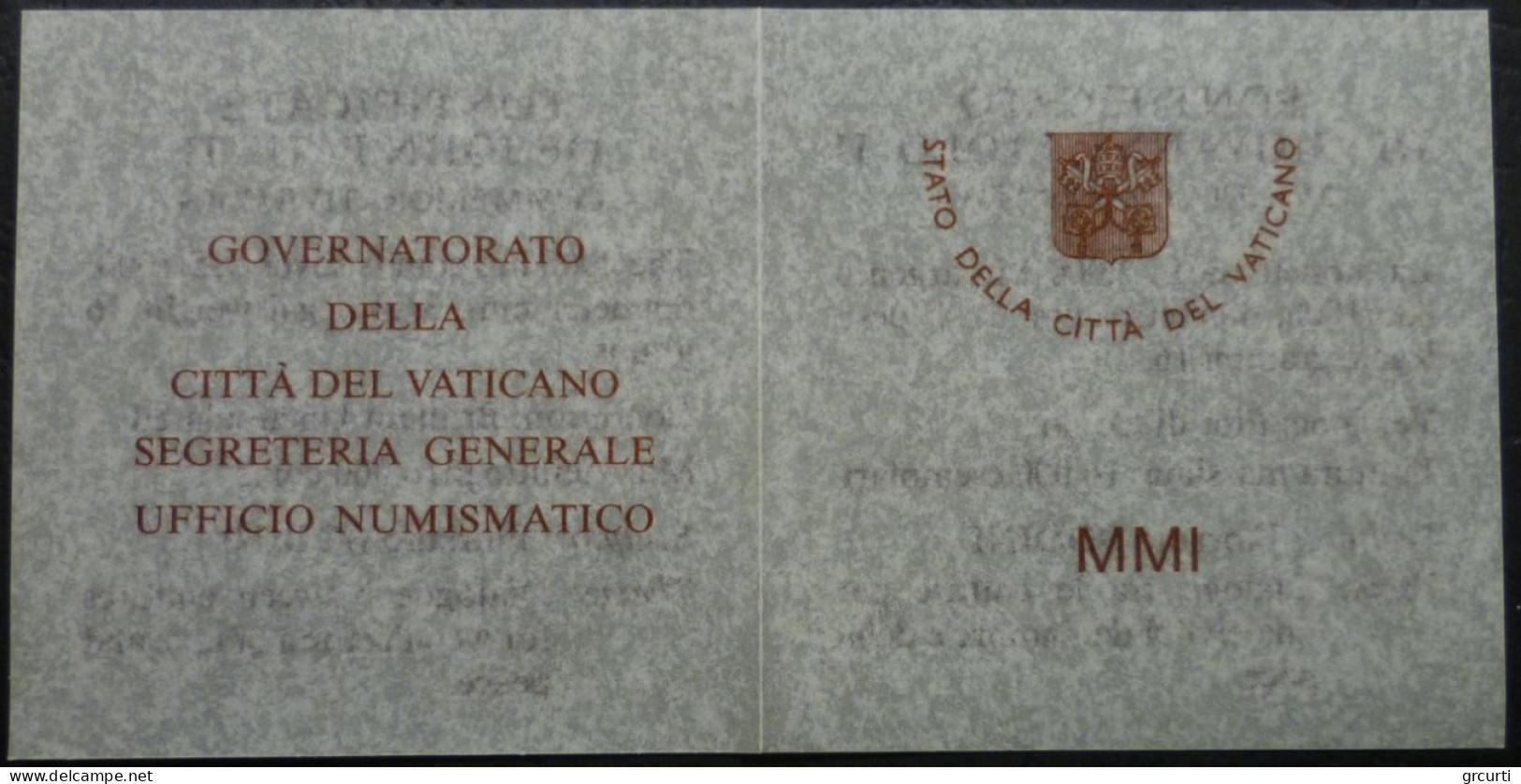Vaticano - 2.000 Lire 2001 - Dialogo Tra Le Culture - Gig. 346 - KM# 339 - Vatican