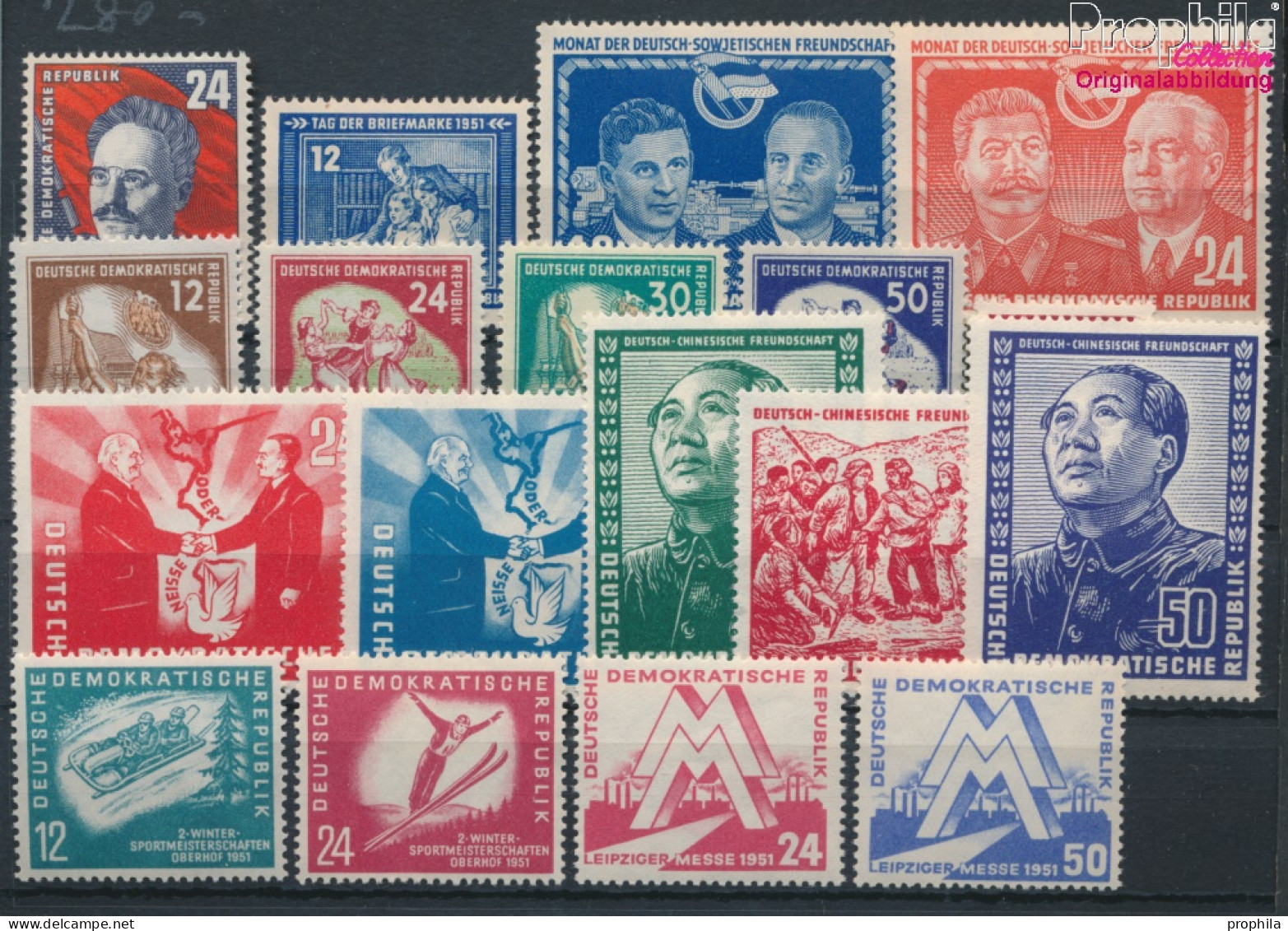 DDR Postfrisch Wintersportmeisterschaften Der DDR 1951 Wintersport, China U.a.  (10348315 - Unused Stamps