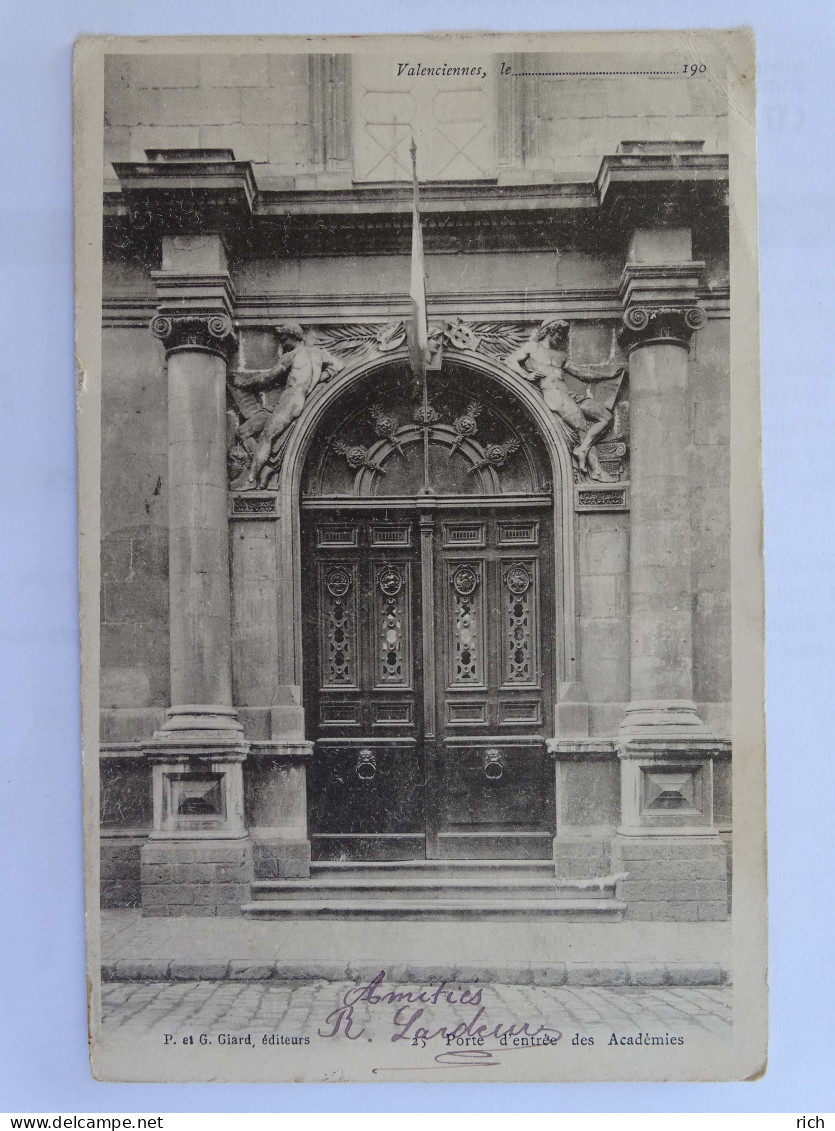 CPA 59 Nord - Valenciennes - La Porte D'entrée De Académies - Valenciennes