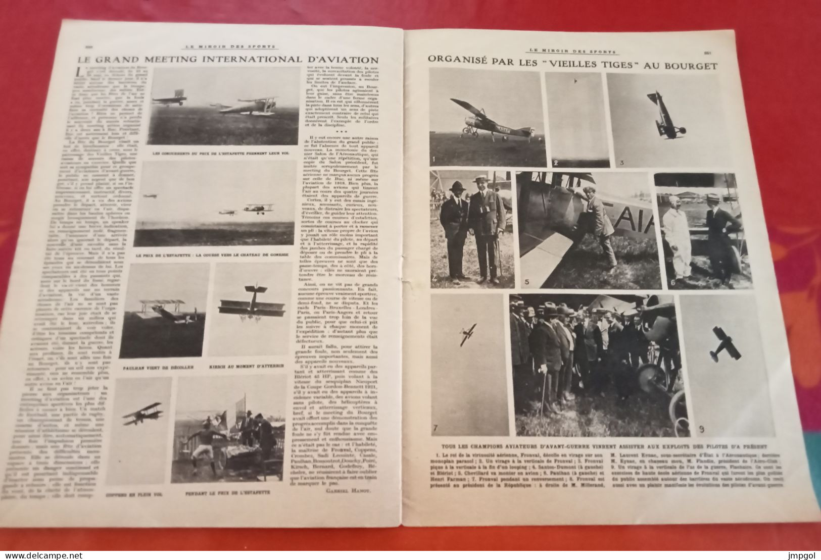 Miroir Des Sports N°100 Juin 1922 Paris Bruxelles Sellier Vieilles Tiges Le Bourget GP Conso Le Mans Bol D'Or Vaujours - Sport