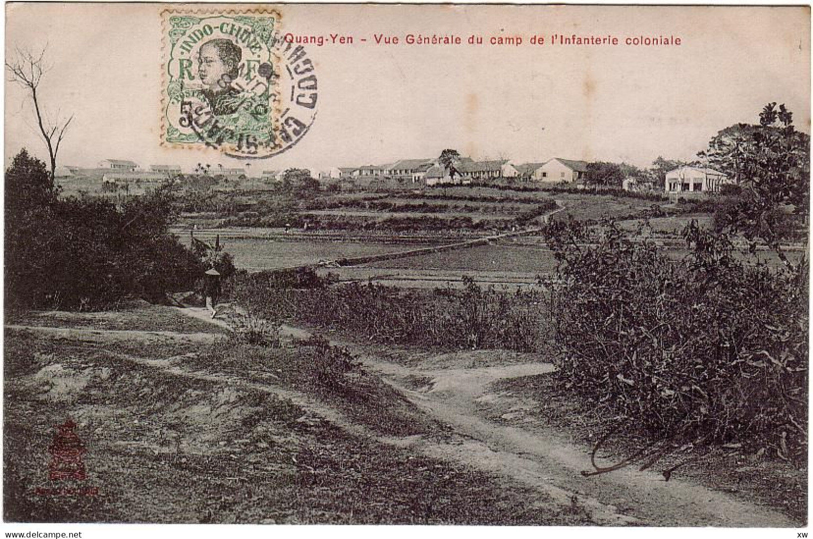 ASIE - VIÊT-NAM - Quang-Yen - Vue Générale Du Camp De L'Infanterie Coloniale - D 3237 - Viêt-Nam