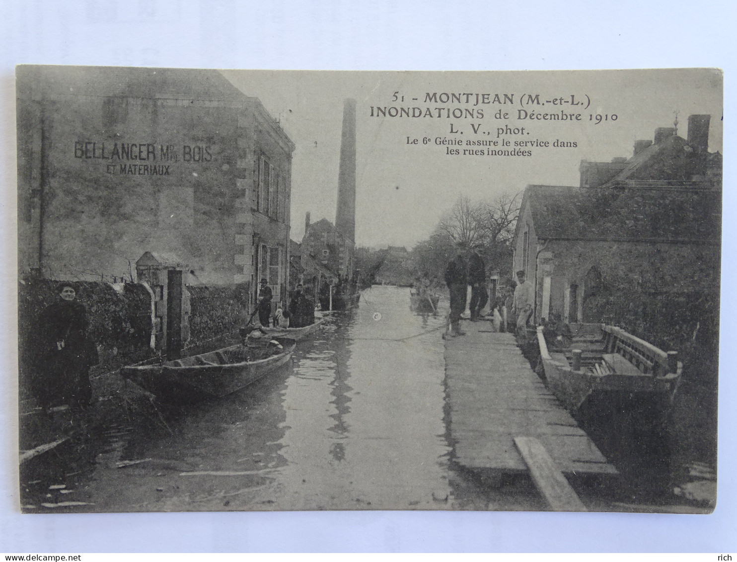 CPA 49 Maine Et Loire - Montjean - Inondations De Décembre 1910 - Otros & Sin Clasificación