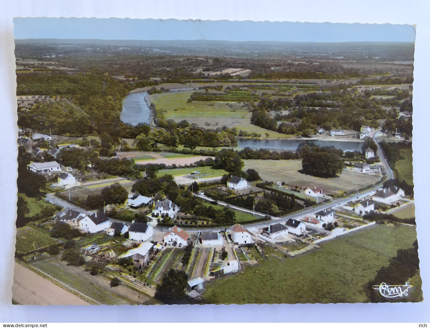 CP 44 Loire Atlantique - GUENROUET - Vallée De L'Isac - Vue Aérienne - Guenrouet