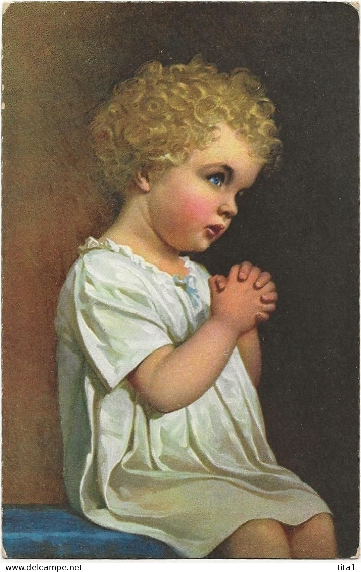 319 - Enfant - Prière Du Matin  - Wilhelm Hunger - Pittura & Quadri