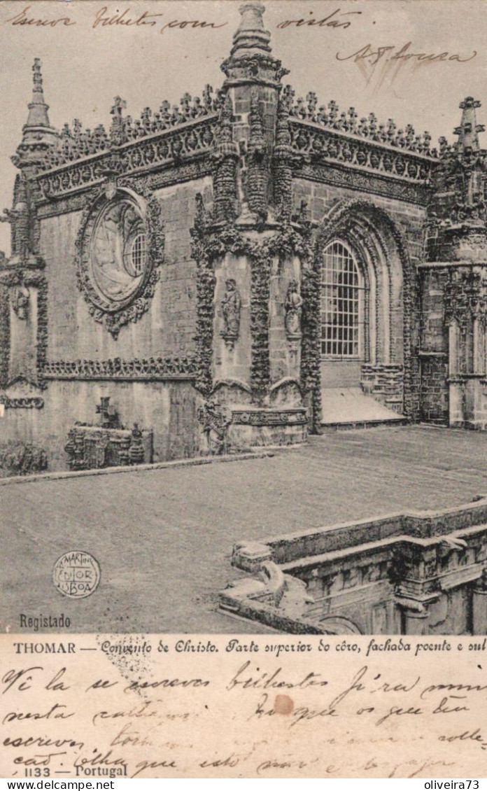 TOMAR - THOMAR - Convento De Cristo. Porta Superior Do Côro, Fachada Poente E Sul (Ed. F. A. Martins. Nº 1133) - P - Santarem