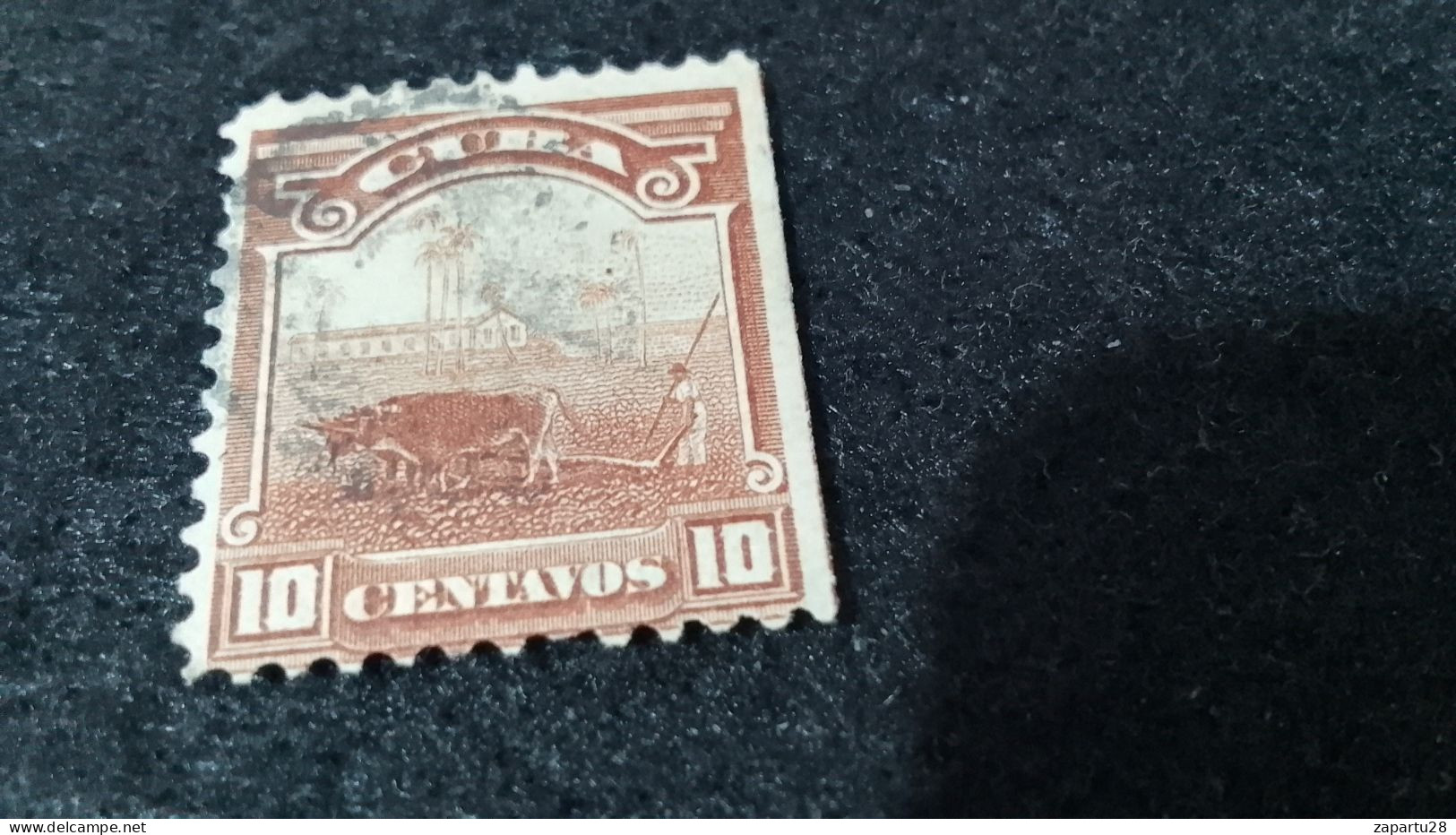 CUBA- 1920--35-  10  C.    DAMGALI - Usati