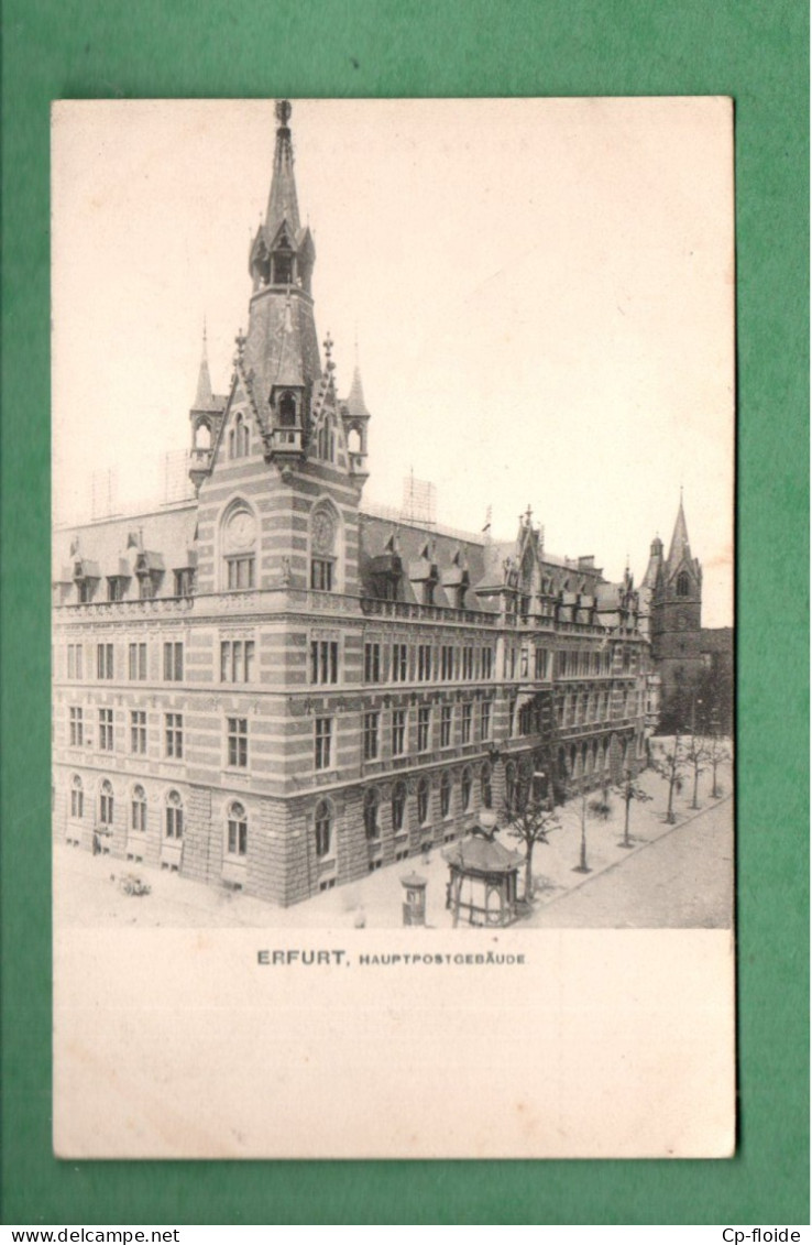 ALLEMAGNE . DEUTSCHLAND . ERFURT . HAUPTPOSTGEBÄUDE - Réf. N°38712 - - Erfurt