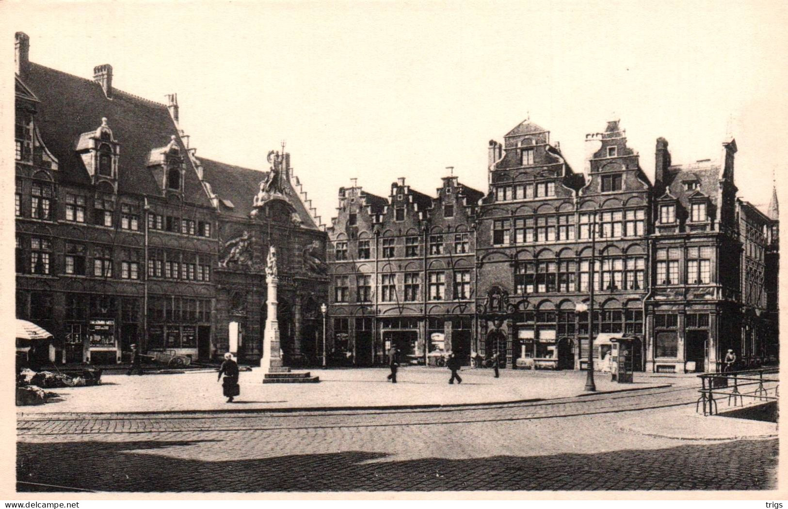 Gent - St. Veerleplein, Oud Wenemaersgesticht En Vismarkt - Gent