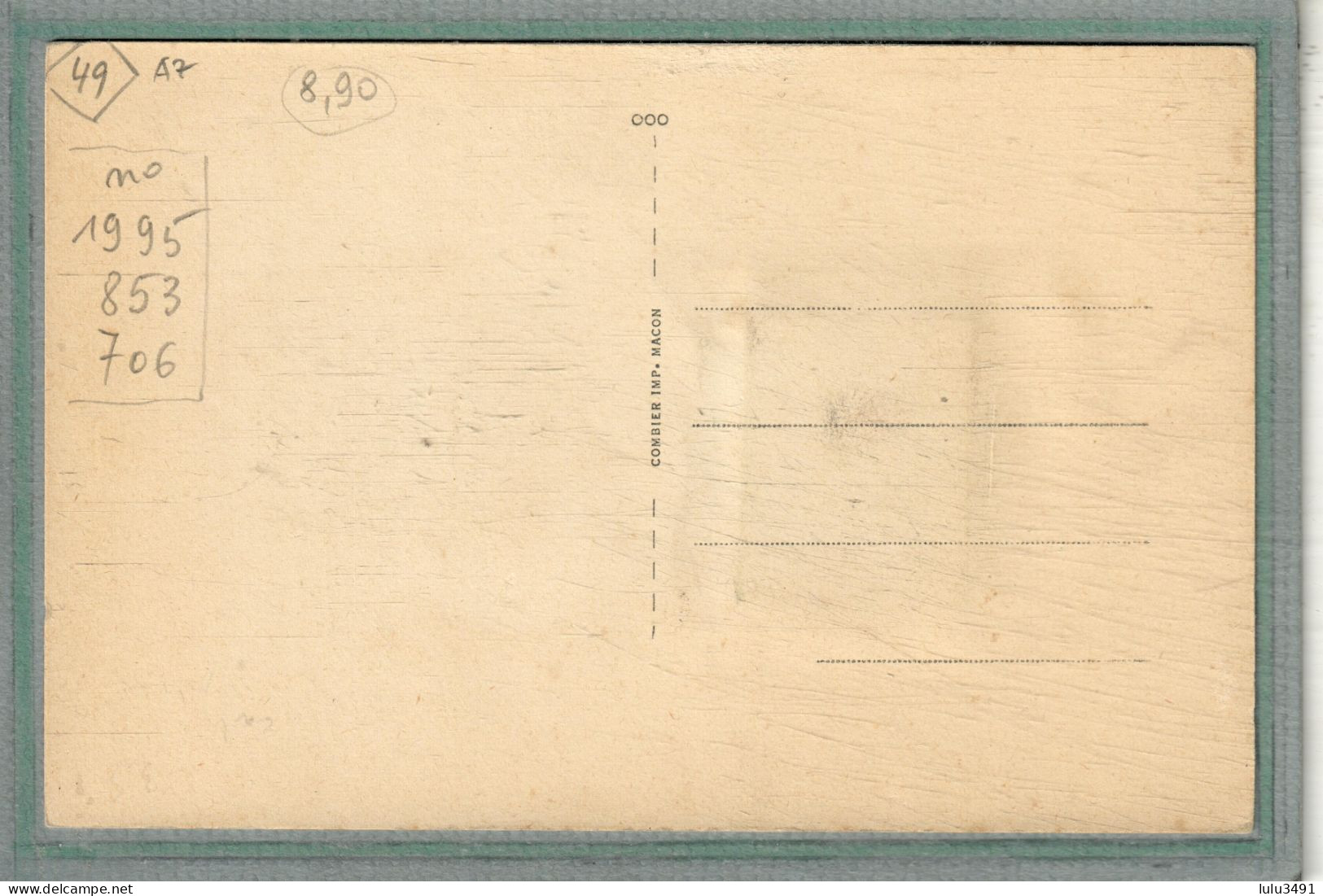 CPA (49) CHALONNES-sur-LOIRE - Carte à Système Avec Fenêtre Et Dépliant Accordéon Complet Des 10 Images - 1940 - Chalonnes Sur Loire