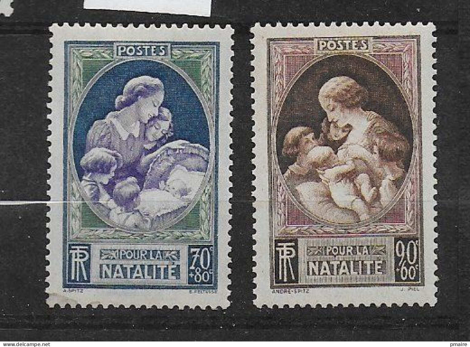 FRANCE Neufs  * Yvert N° 440/1 - Unused Stamps