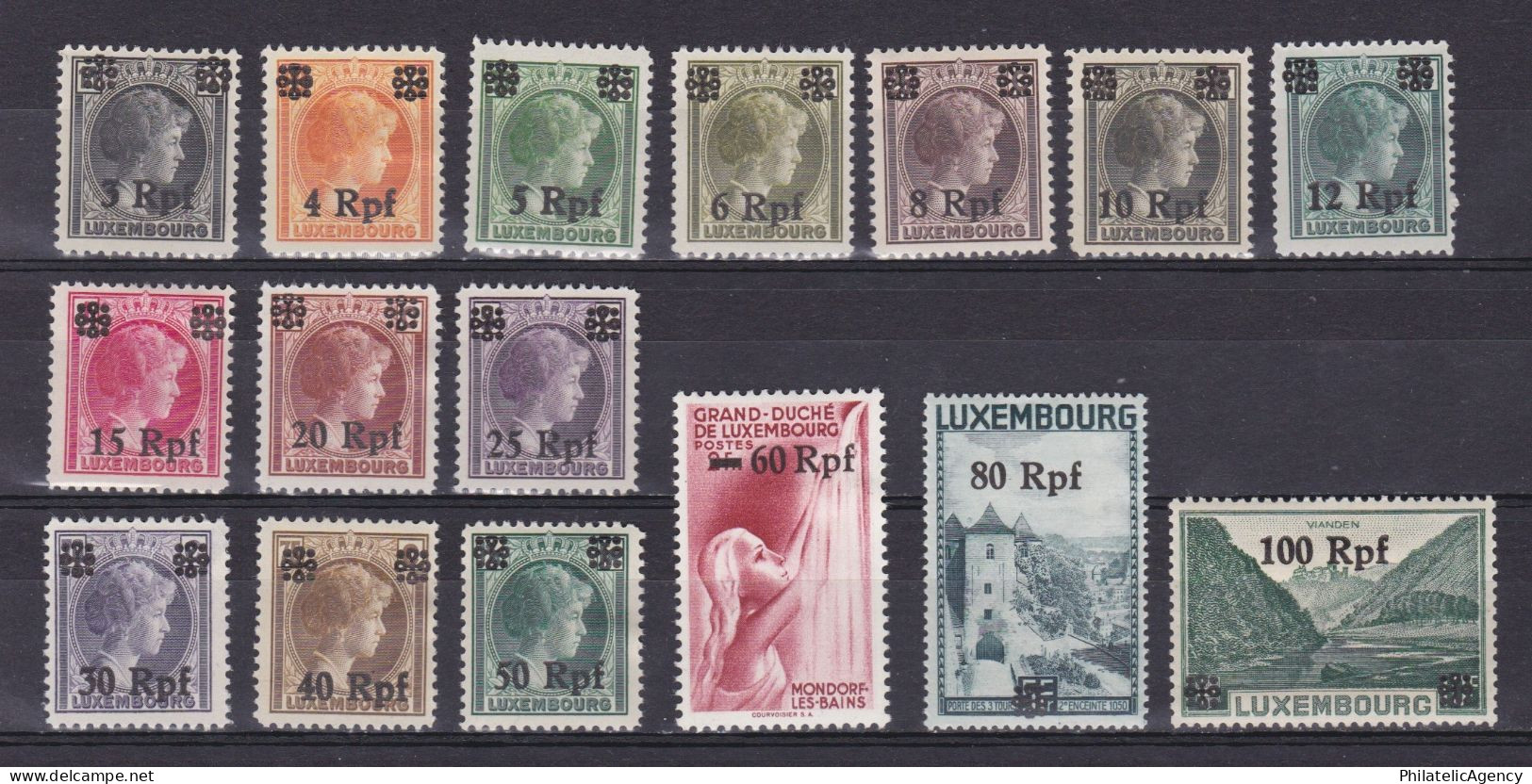 LUXEMBOURGH 1940, Mi# 17-32,  German Occupation, MH - 1940-1944 Duitse Bezetting