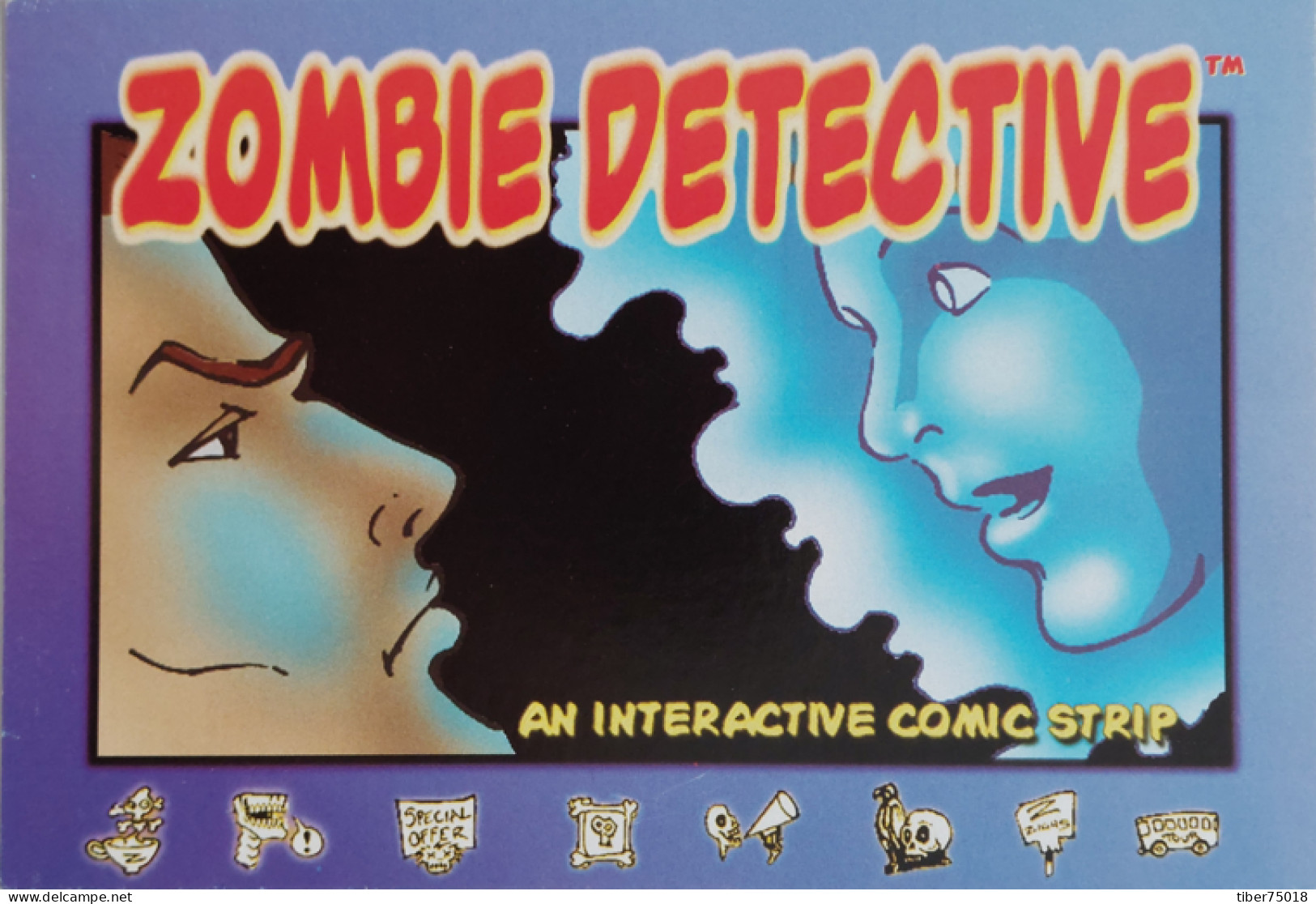 Carte Postale - Zombie Detective (bande Dessinée) An Interactive Comic Strip - Bandes Dessinées