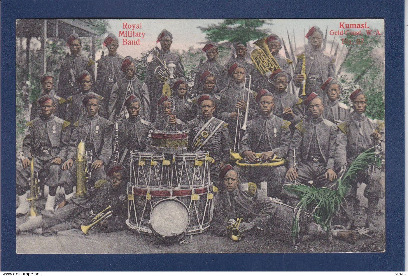CPA Ghana - Gold Coast Afrique Noire Ethnic écrite Kumasi Musique - Ghana - Gold Coast