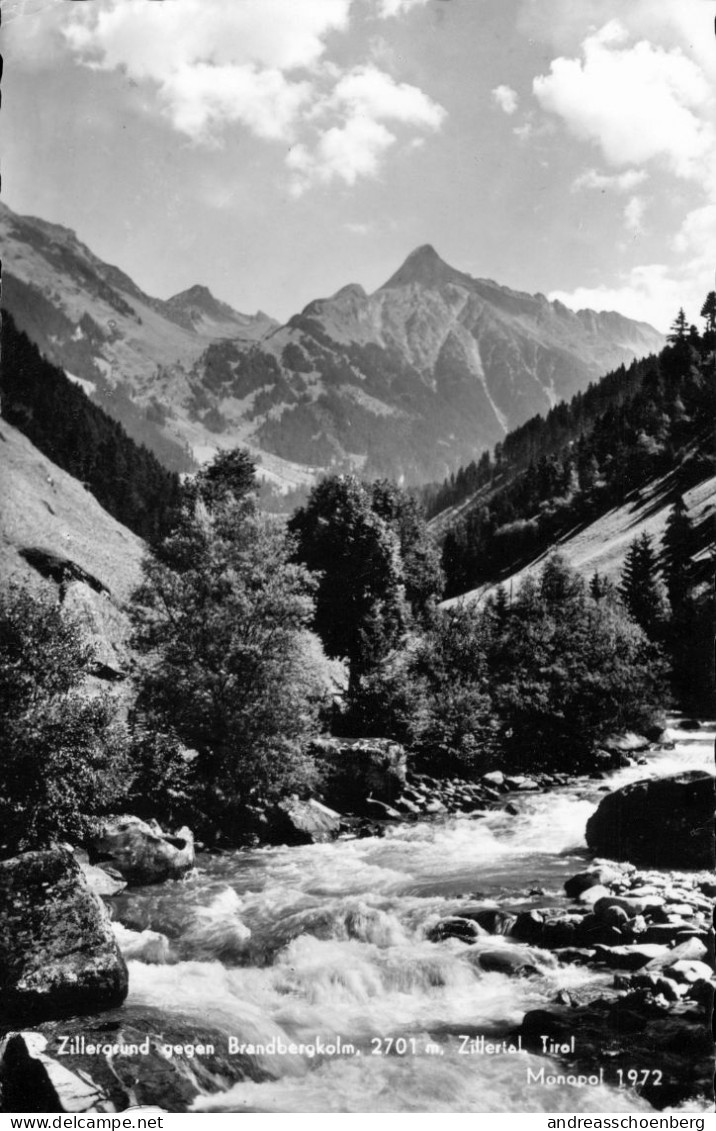 Zillergrund Gegen Brandbergkolm - Zillertal