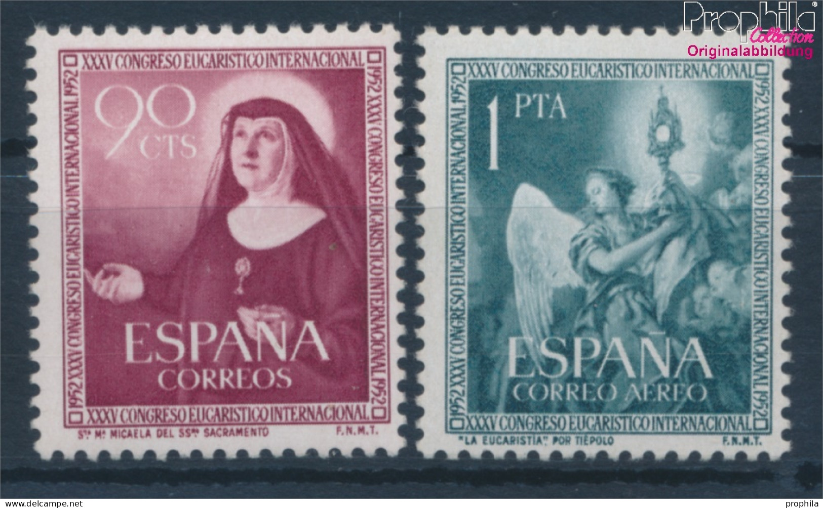 Spanien 1008-1009 (kompl.Ausg.) Postfrisch 1952 Eucharistischer Kongress (10354116 - Ungebraucht