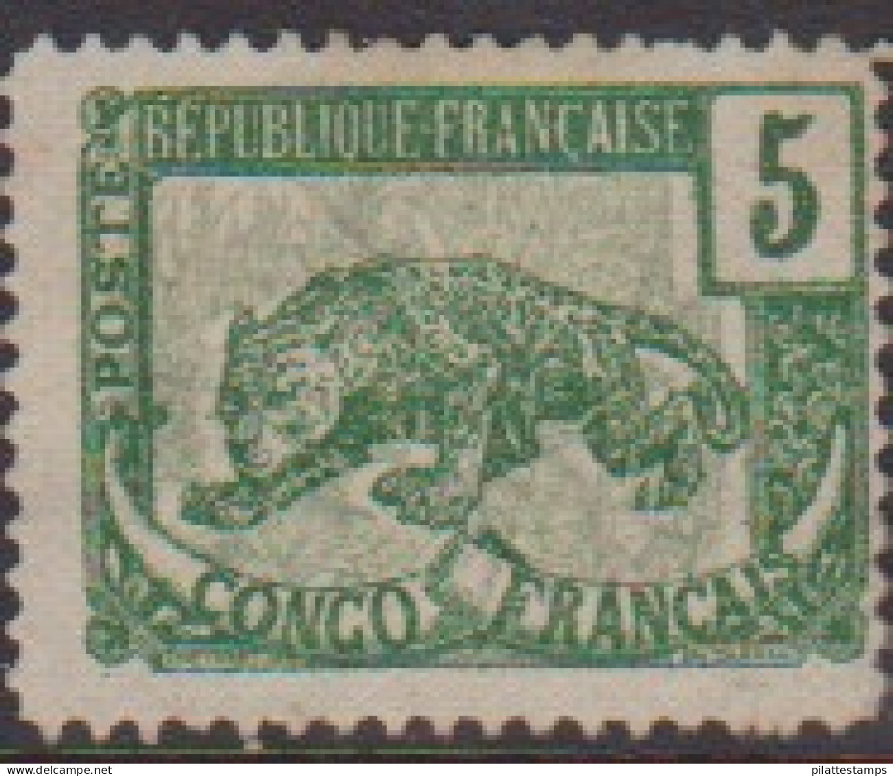 Congo  30h** Variété Filigrane Renversé - Autres & Non Classés