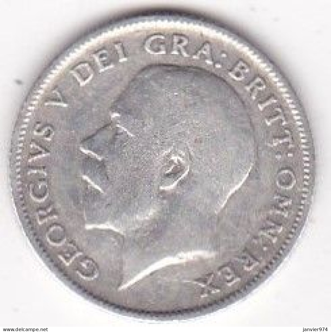 Grande Bretagne. 6 Pence 1912. George V, En Argent, KM# 815 - H. 6 Pence