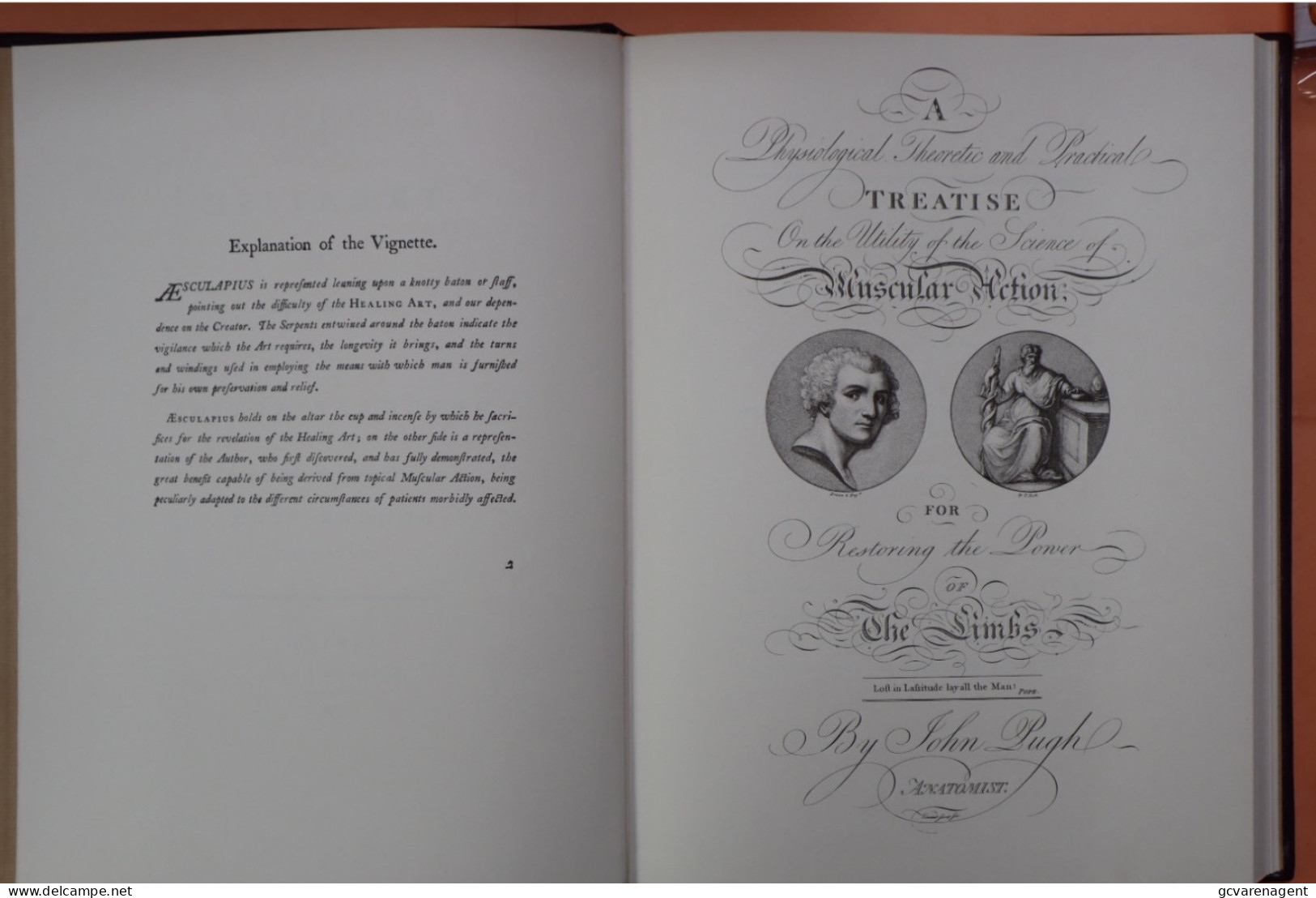 !!! COPY - ANTREATISE ON THE SCIENCE OF MAUSCULAR ACTION  BY JOHN PUGH ANATOMIST  LONDON - SEE DESCRIPTION AND IMAGES - Other & Unclassified