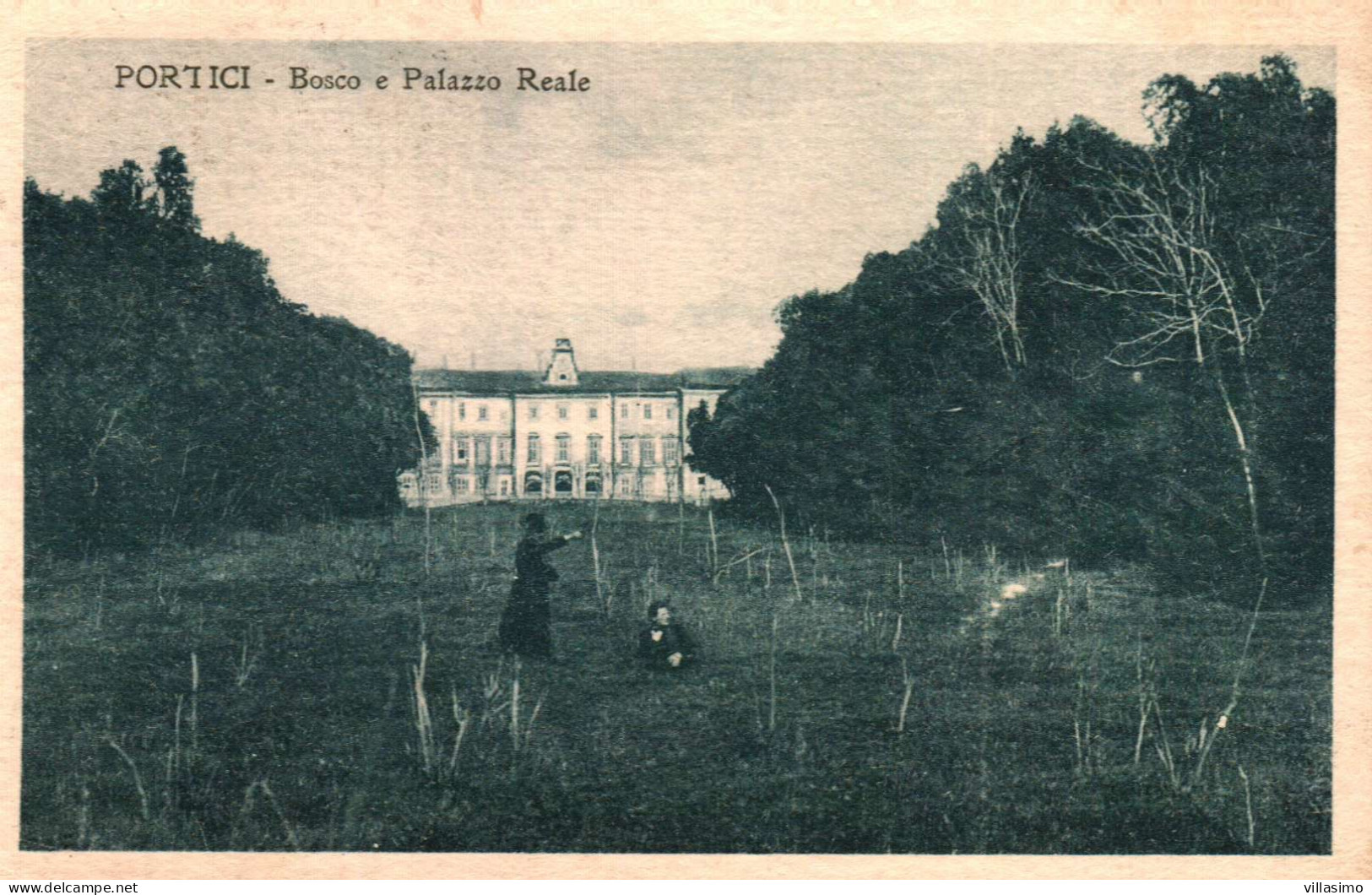 Campania - Napoli - Portici - Bosco E Palazzo Reale - V. 1920 - Portici