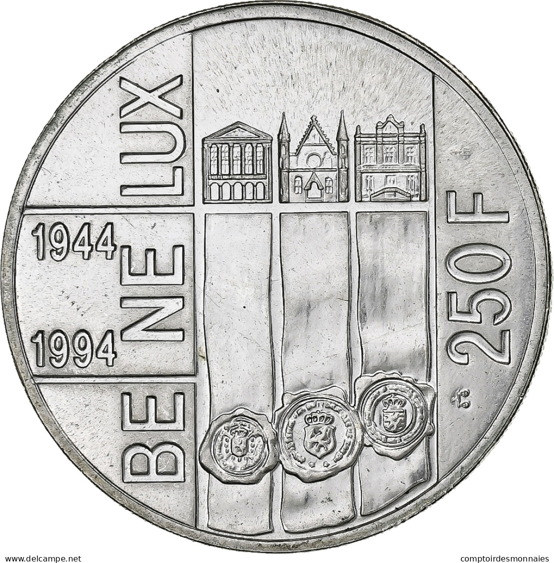 Monnaie, Belgique, 250 Francs, 250 Frank, 1994, Bruxelles, SUP, Argent, KM:195 - 250 Frank