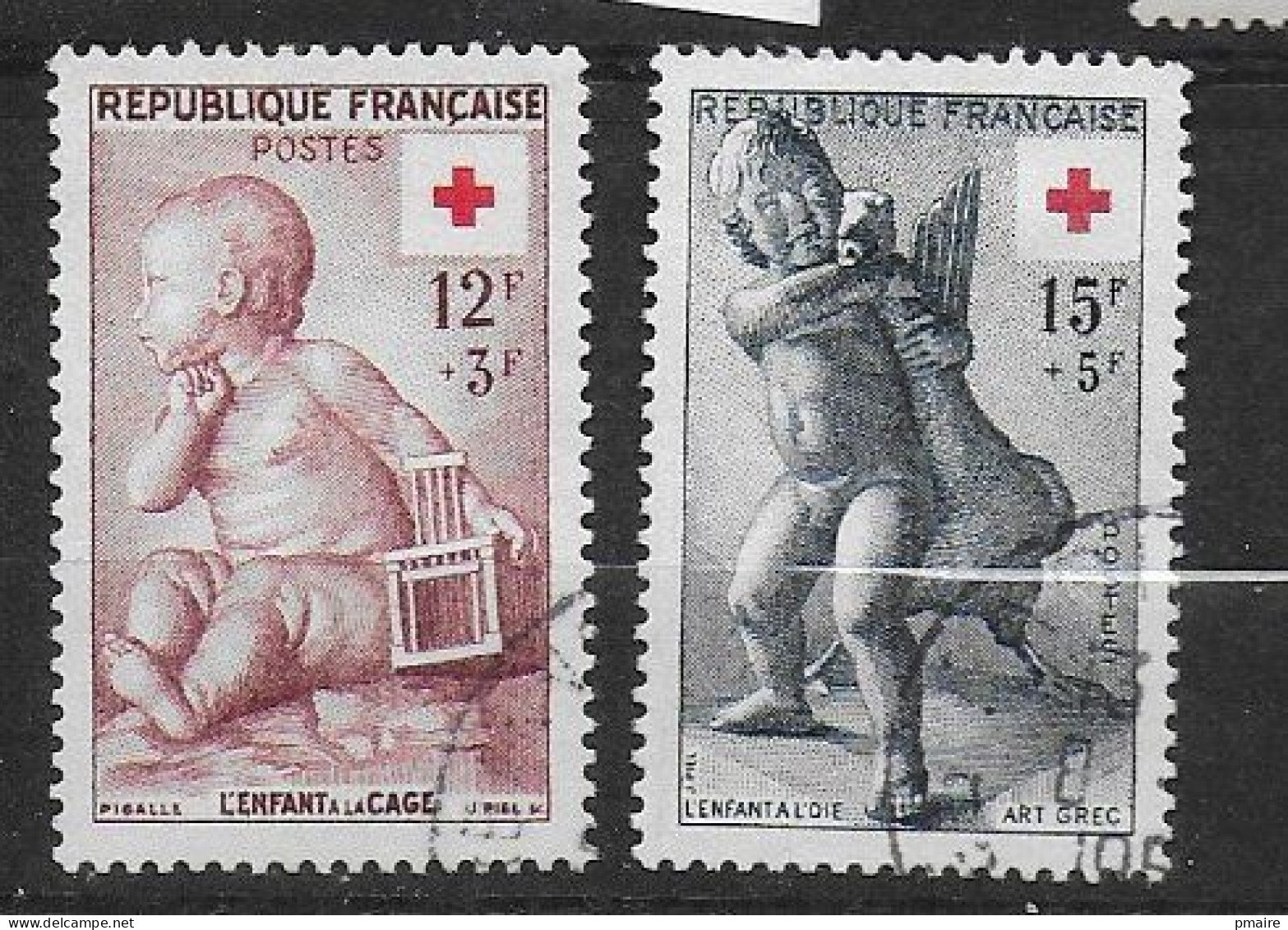 FRANCE Oblitérés Yvert N° 1048/9 - Used Stamps