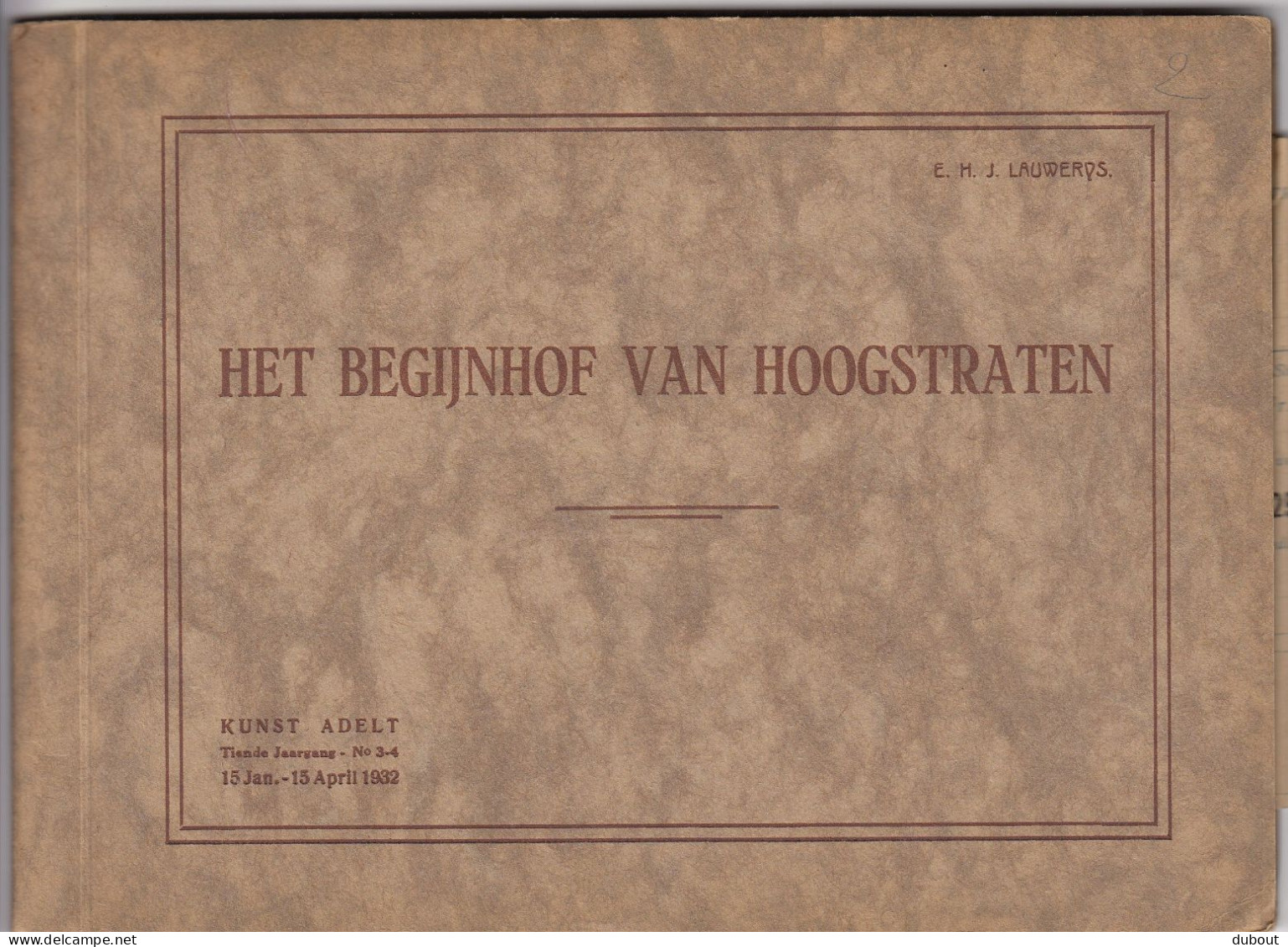 Hoogstraten - Begijnhof 1932 (W55) - Anciens