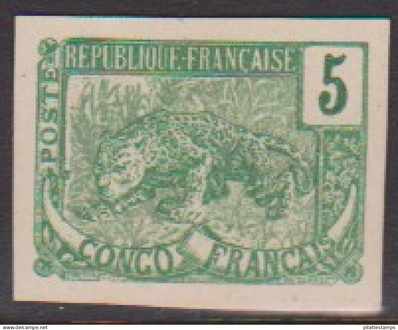 Congo  30j(*) Variété Essai Non Dentelé - Other & Unclassified