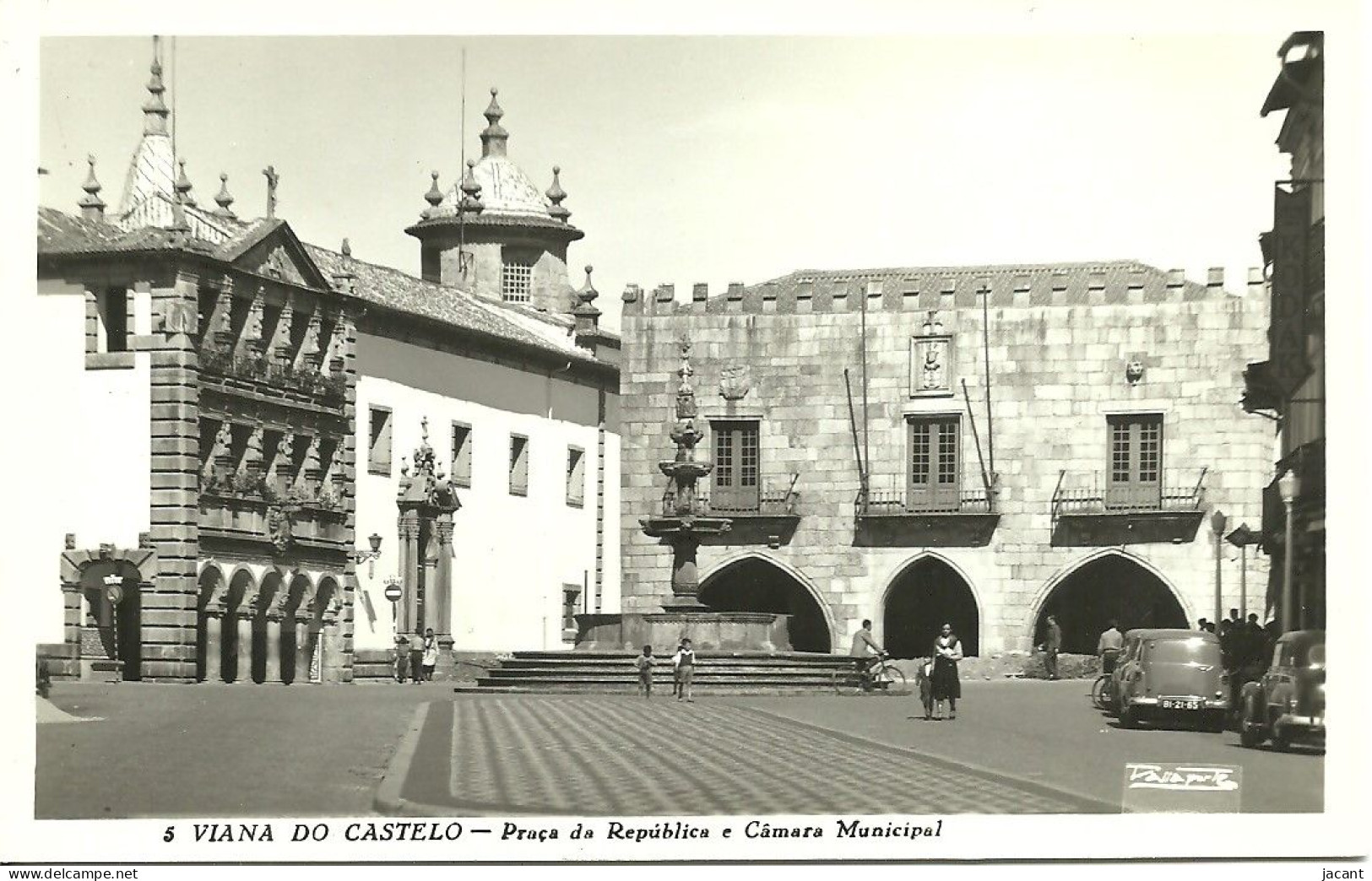 Portugal - Viana Do Castelo - Praça Da República E Camara Municipal - Loty Passaporte - Viana Do Castelo