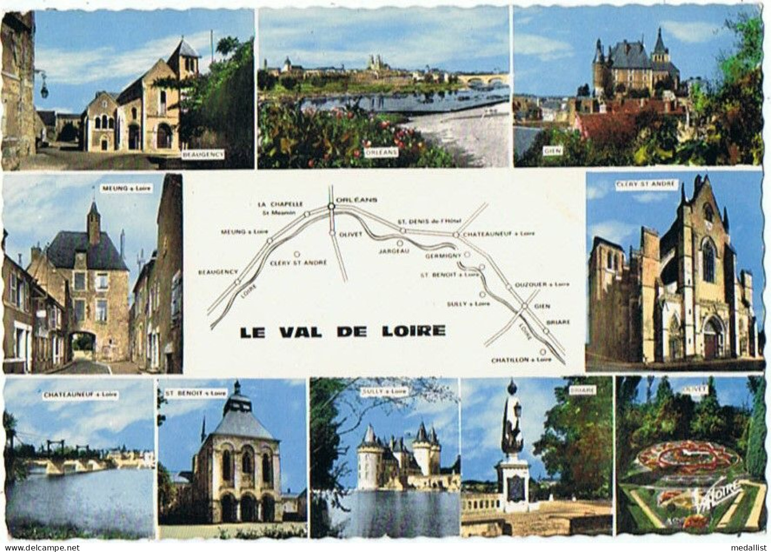 CPM..LE VAL DE LOIRE..LA VALLEE DE LA LOIRE DE BRIARE A BEAUGENCY - Pays De La Loire