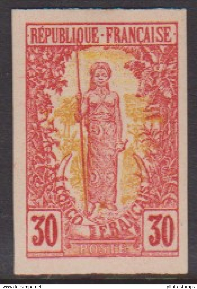 Congo  35a(*) Variété Non Dentelé - Andere & Zonder Classificatie