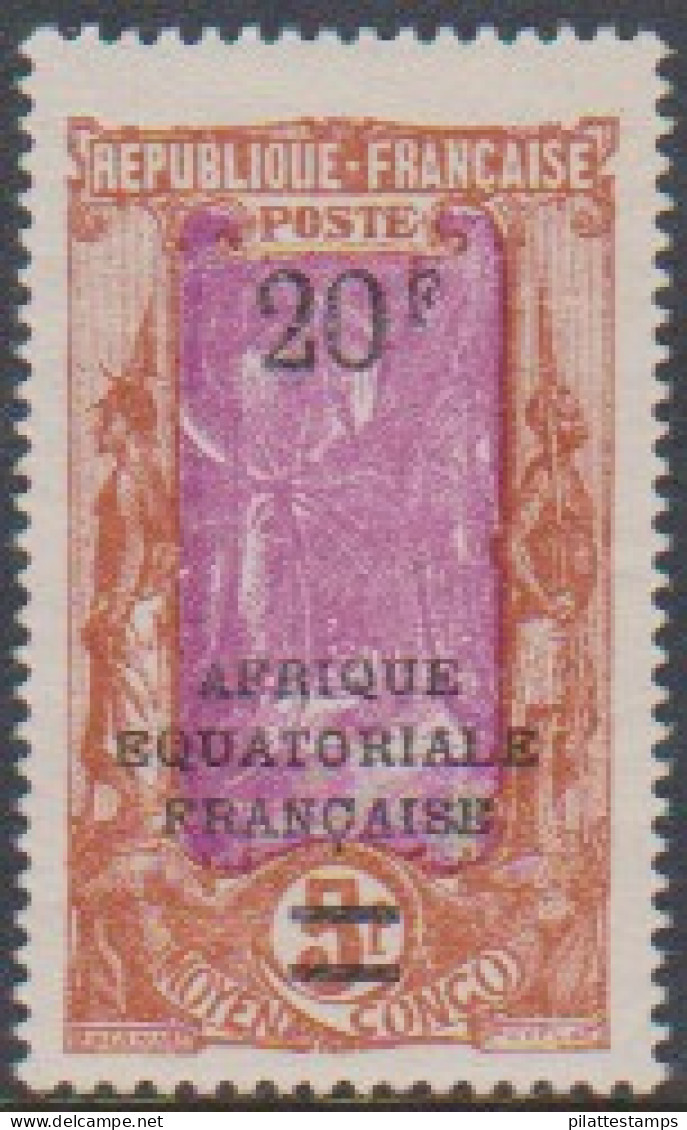 Congo 105a** Variété Sans Point Après Le F - Autres & Non Classés