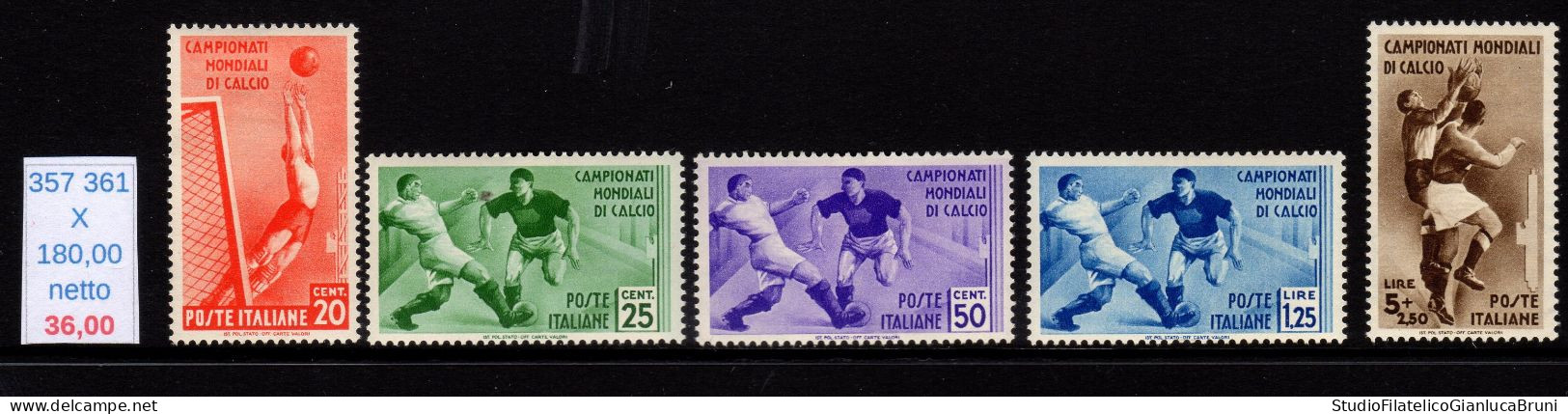 Mondiali Di Calcio 1934 - Ungebraucht