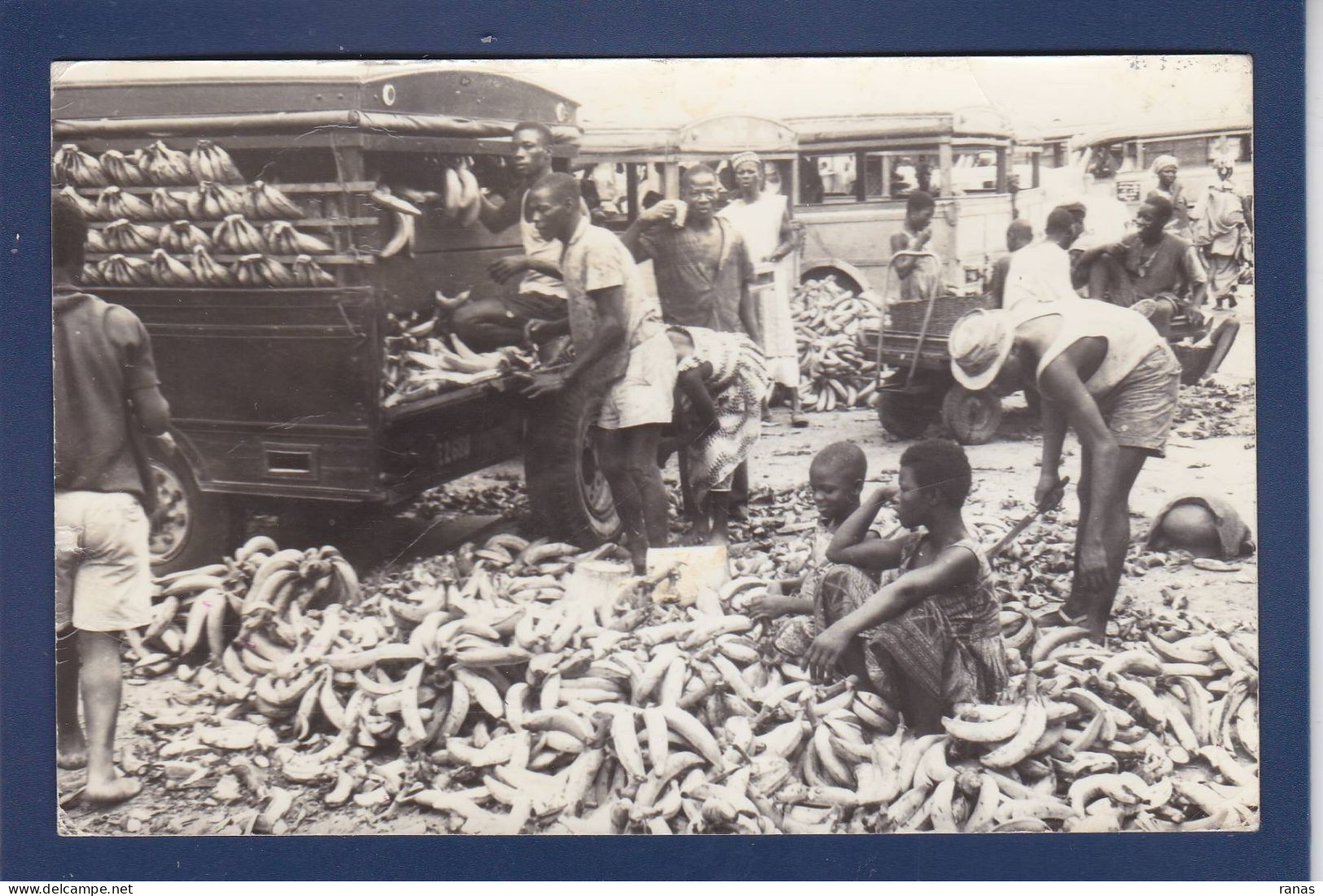 CPA Ghana - Gold Coast Afrique Noire Circulée Carte Photo Bananes Accra - Ghana - Gold Coast