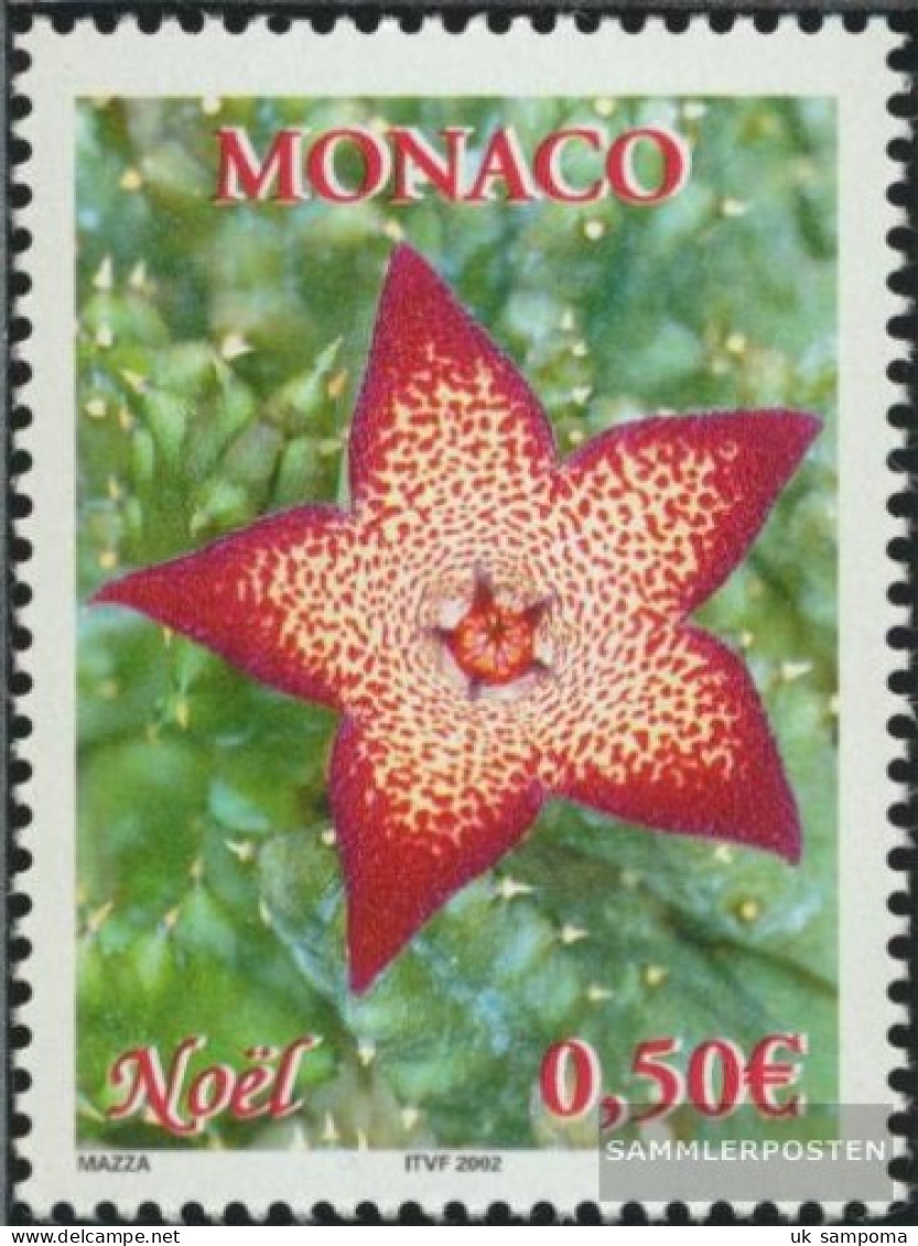 Monaco 2618 (complete Issue) Unmounted Mint / Never Hinged 2002 Christmas - Unused Stamps