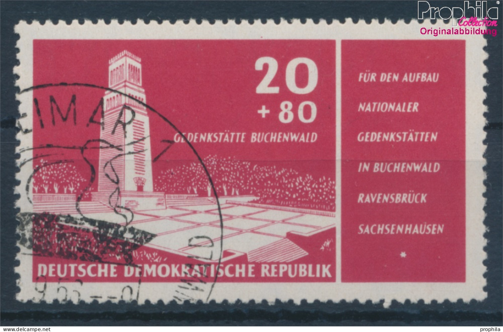 DDR 538 (kompl.Ausg.) Gestempelt 1956 Buchenwald (10357013 - Gebruikt