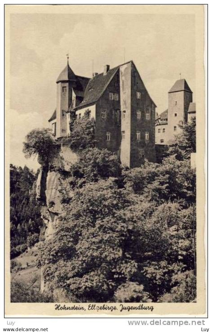 HOHNSTEIN; Elbgebirge  Jugendburg, Foto AK - Hohnstein (Saechs. Schweiz)