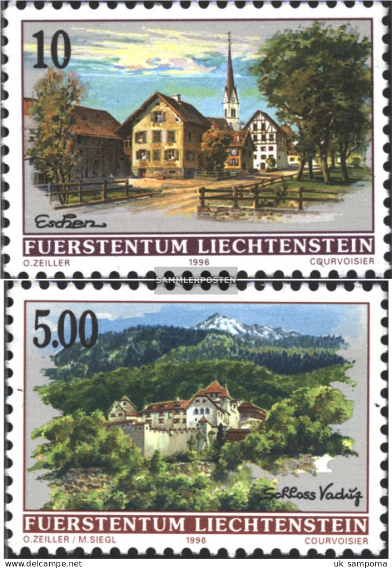 Liechtenstein 1126-1127 (complete Issue) Unmounted Mint / Never Hinged 1996 Village Views - Neufs
