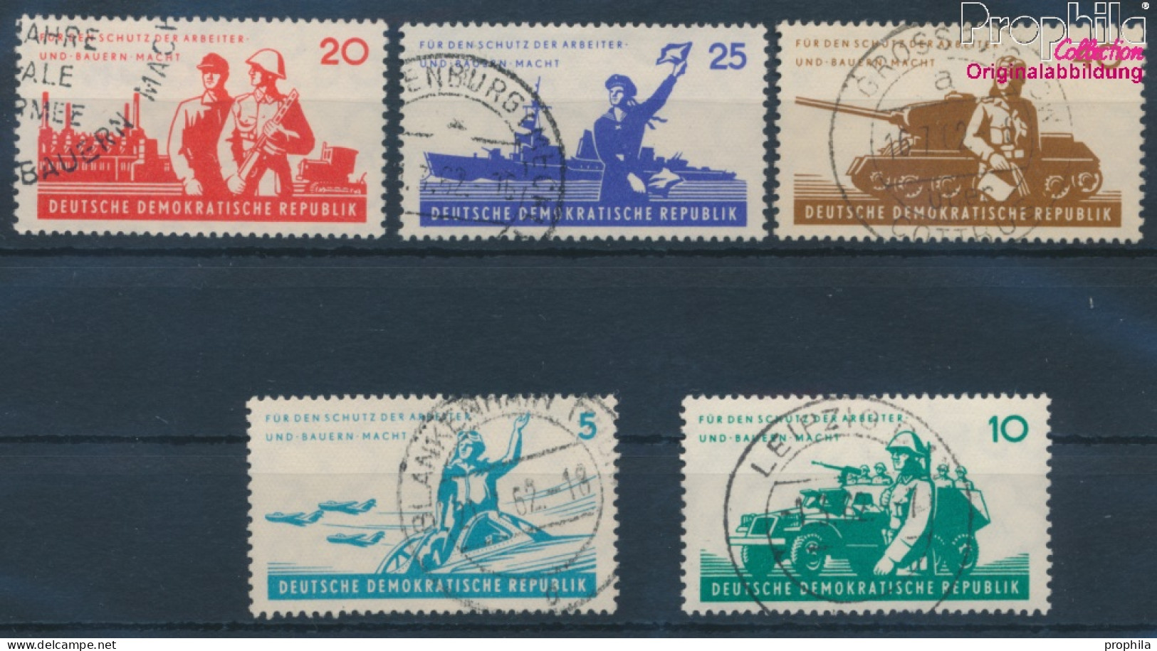 DDR 876-880 (kompl.Ausgabe) Gestempelt 1962 Volksarmee (10356995 - Oblitérés